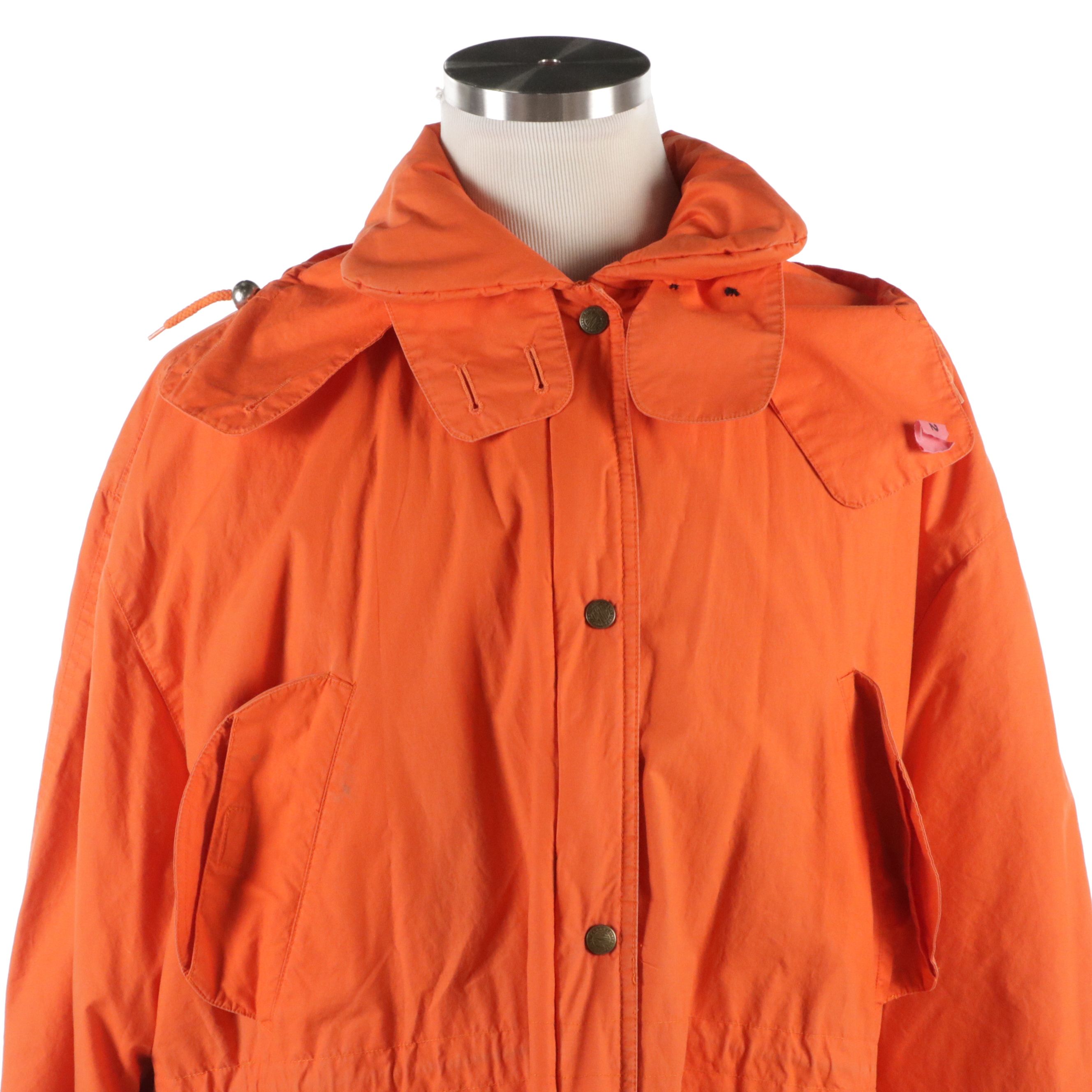 Men's Lee Storm Rider Jean Jacket and DKNY Orange Hooded Windbreaker