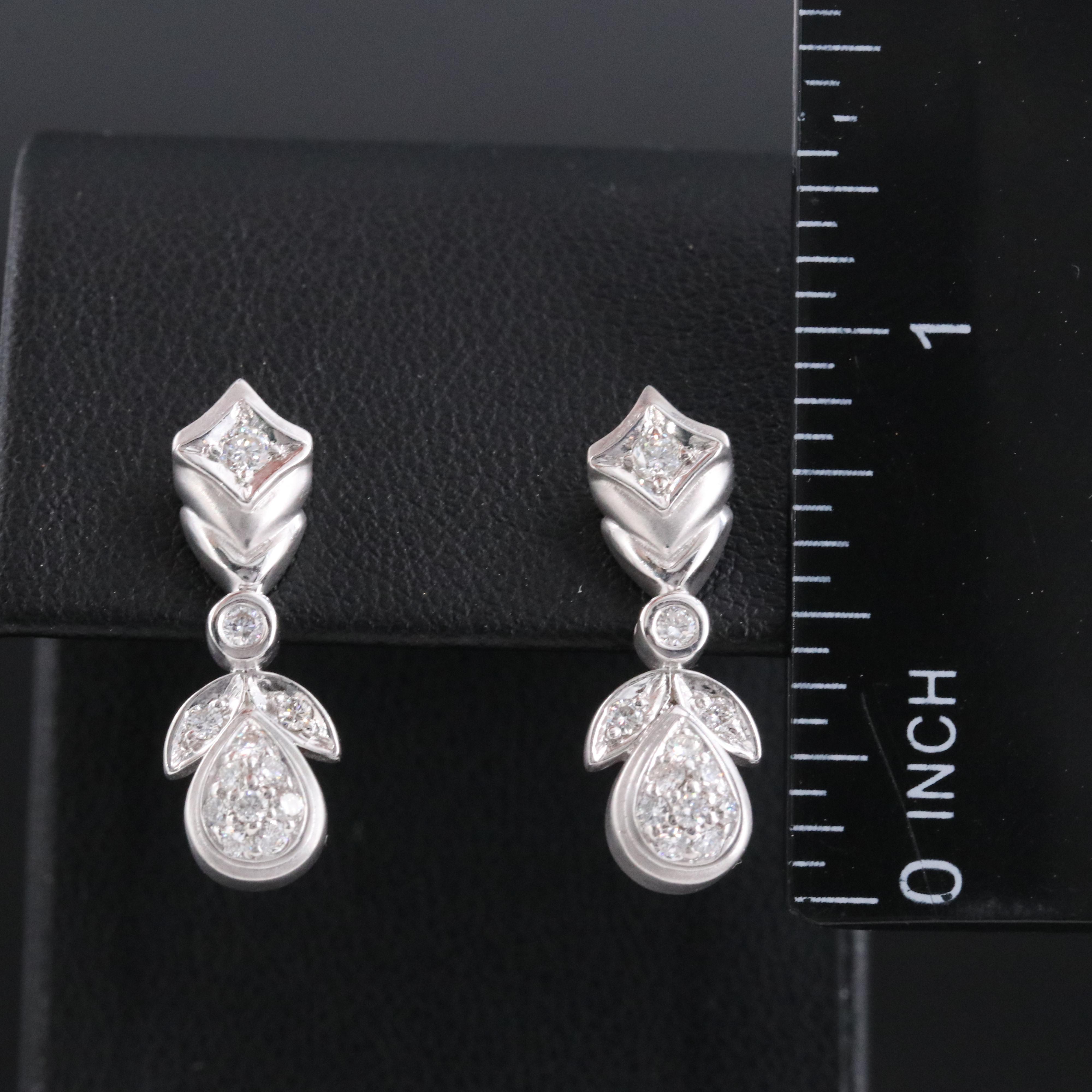 18K 0.52 CTW Diamond Earrings