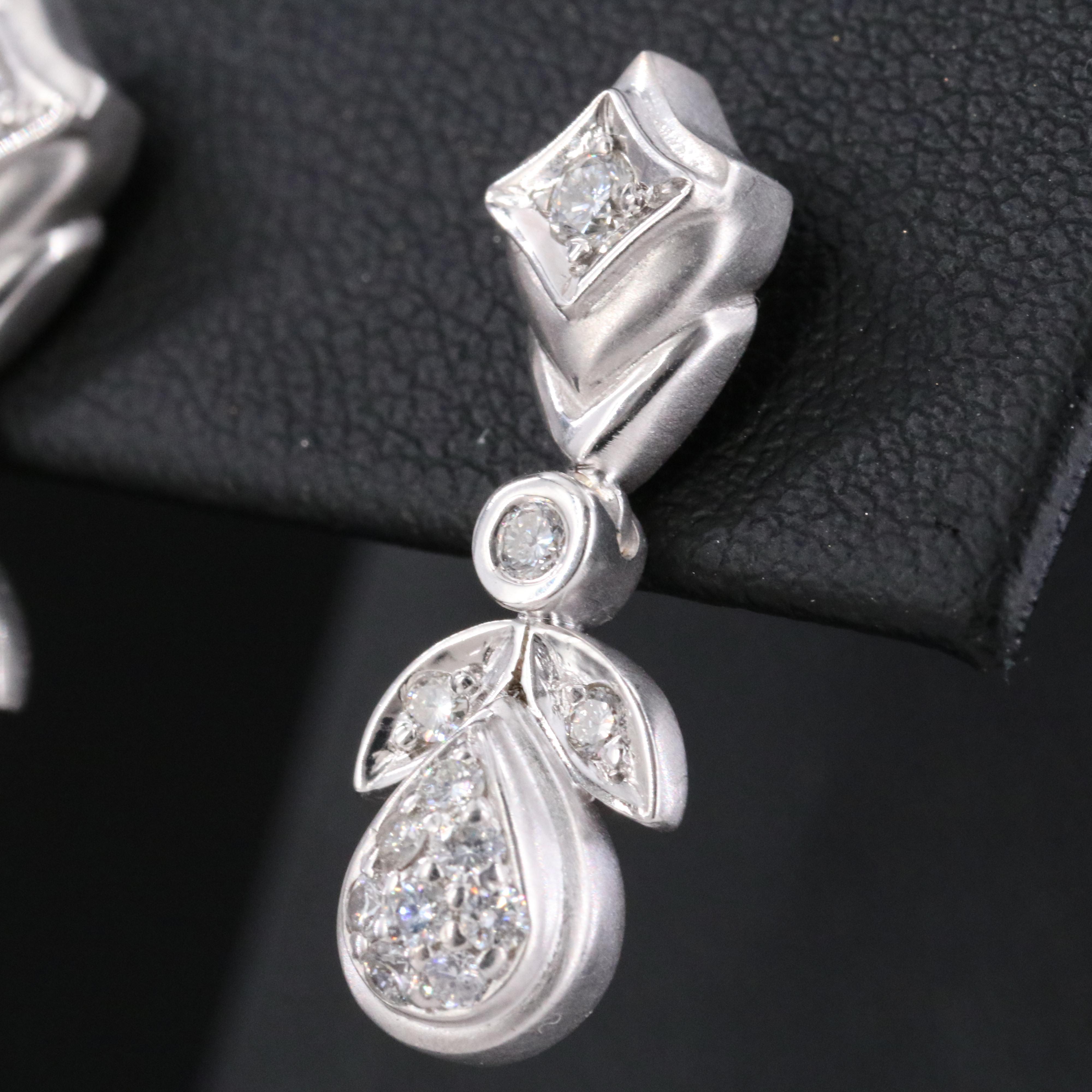 18K 0.52 CTW Diamond Earrings