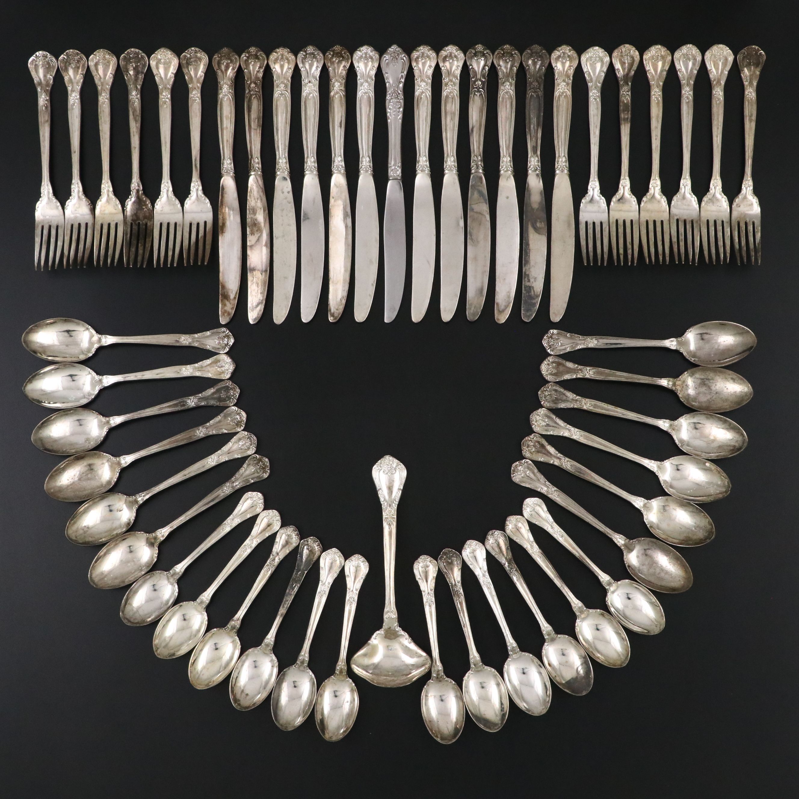 Godinger "Grand Master" Silver Plate Flatware, 1998