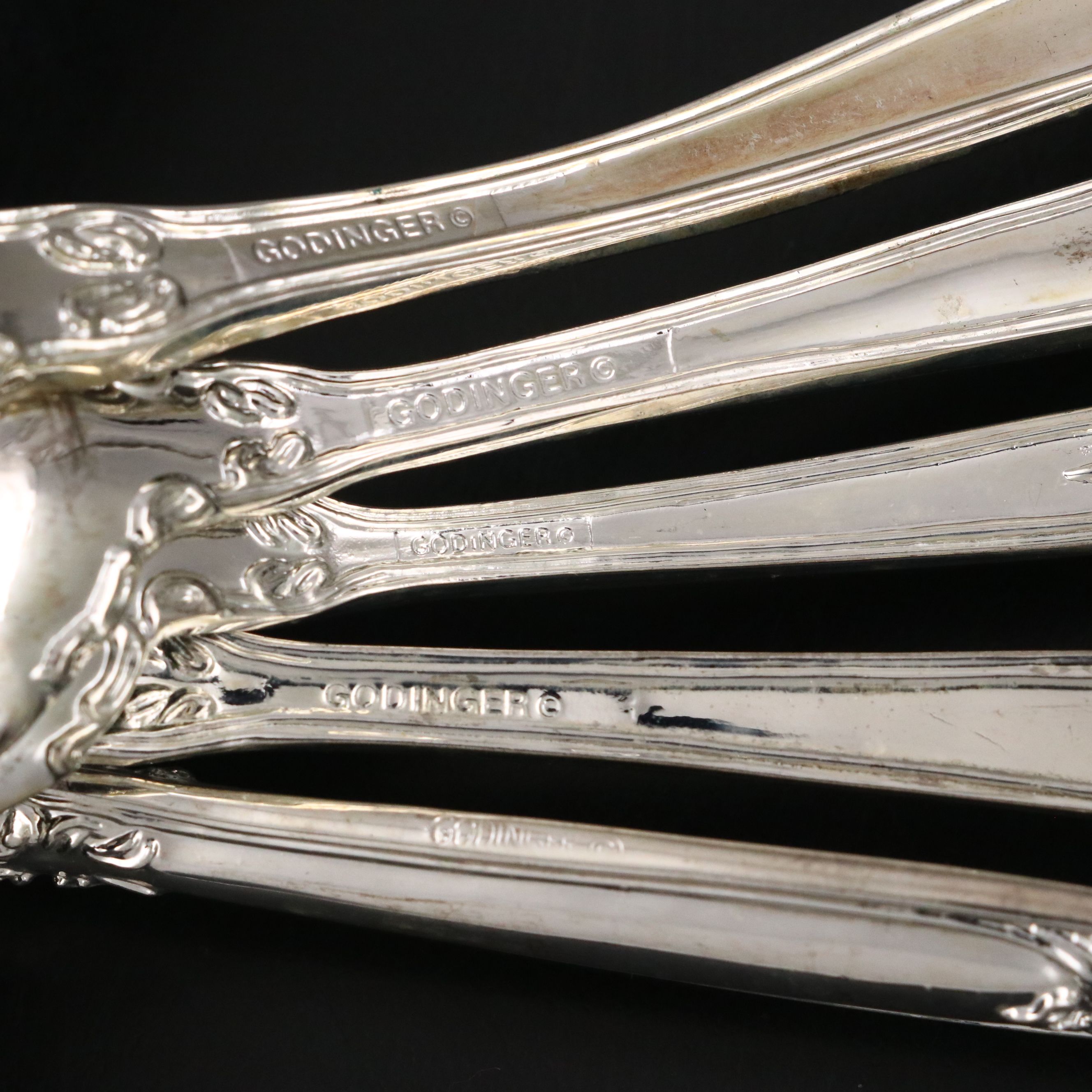 Godinger "Grand Master" Silver Plate Flatware, 1998