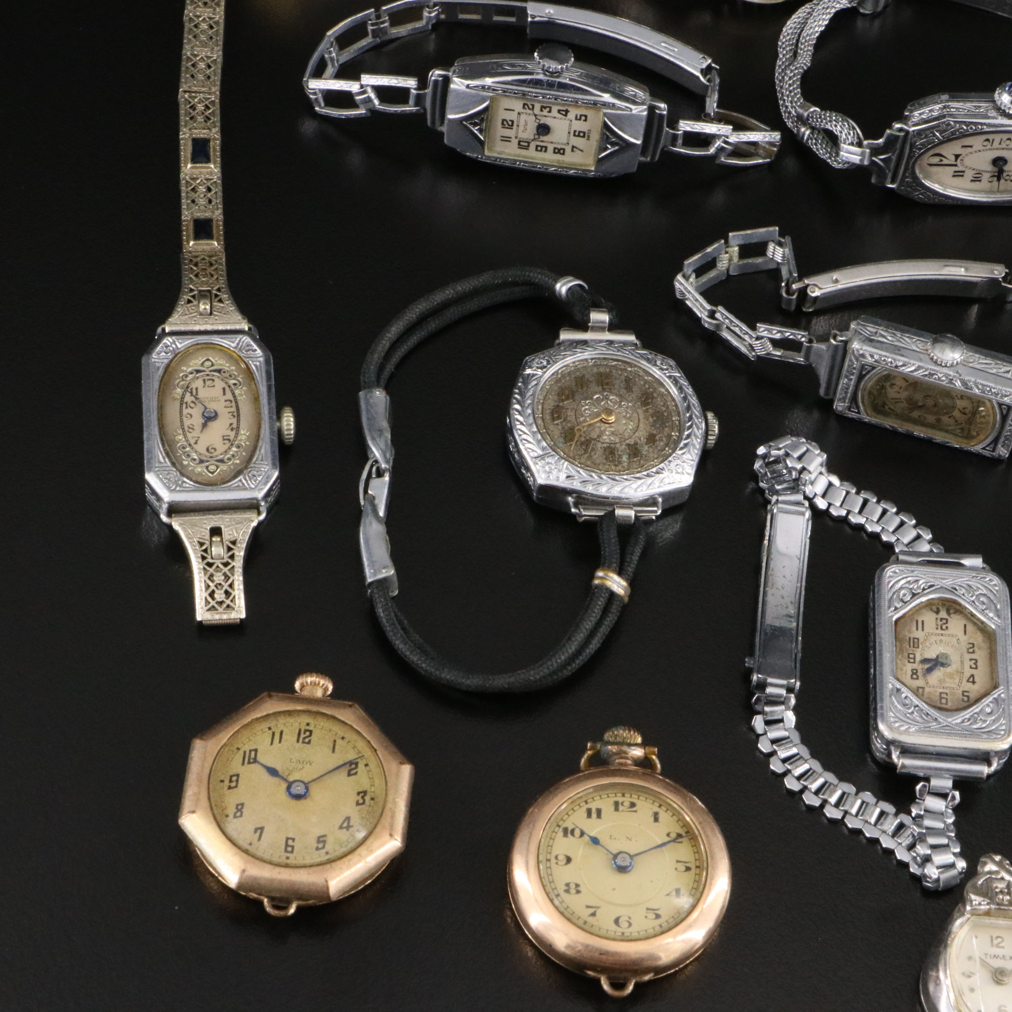 Vintage Dress Watch Collection with Converter Watches