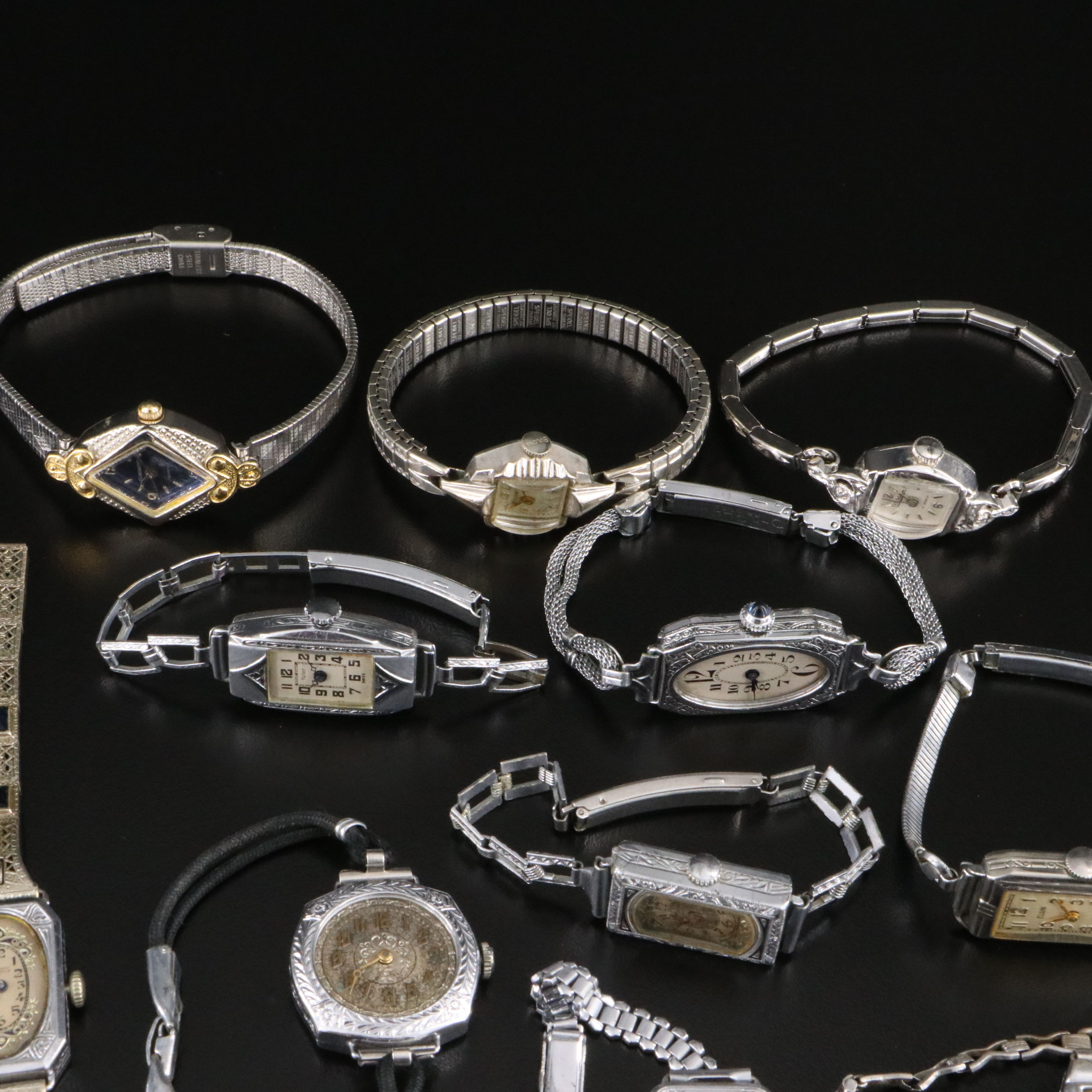 Vintage Dress Watch Collection with Converter Watches