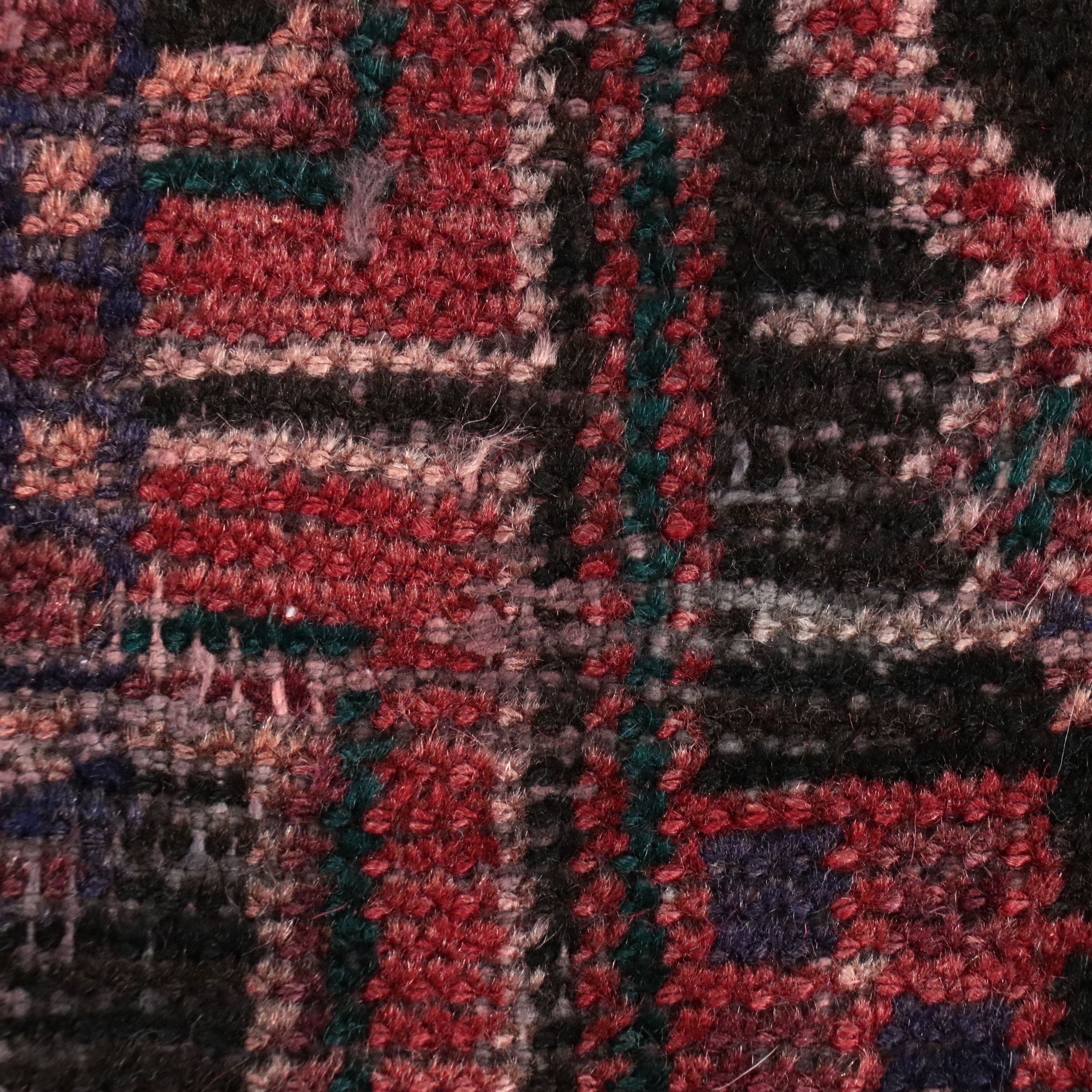 2'11 x 5'8 Hand-Knotted Persian Afshar Style Rug Remnant