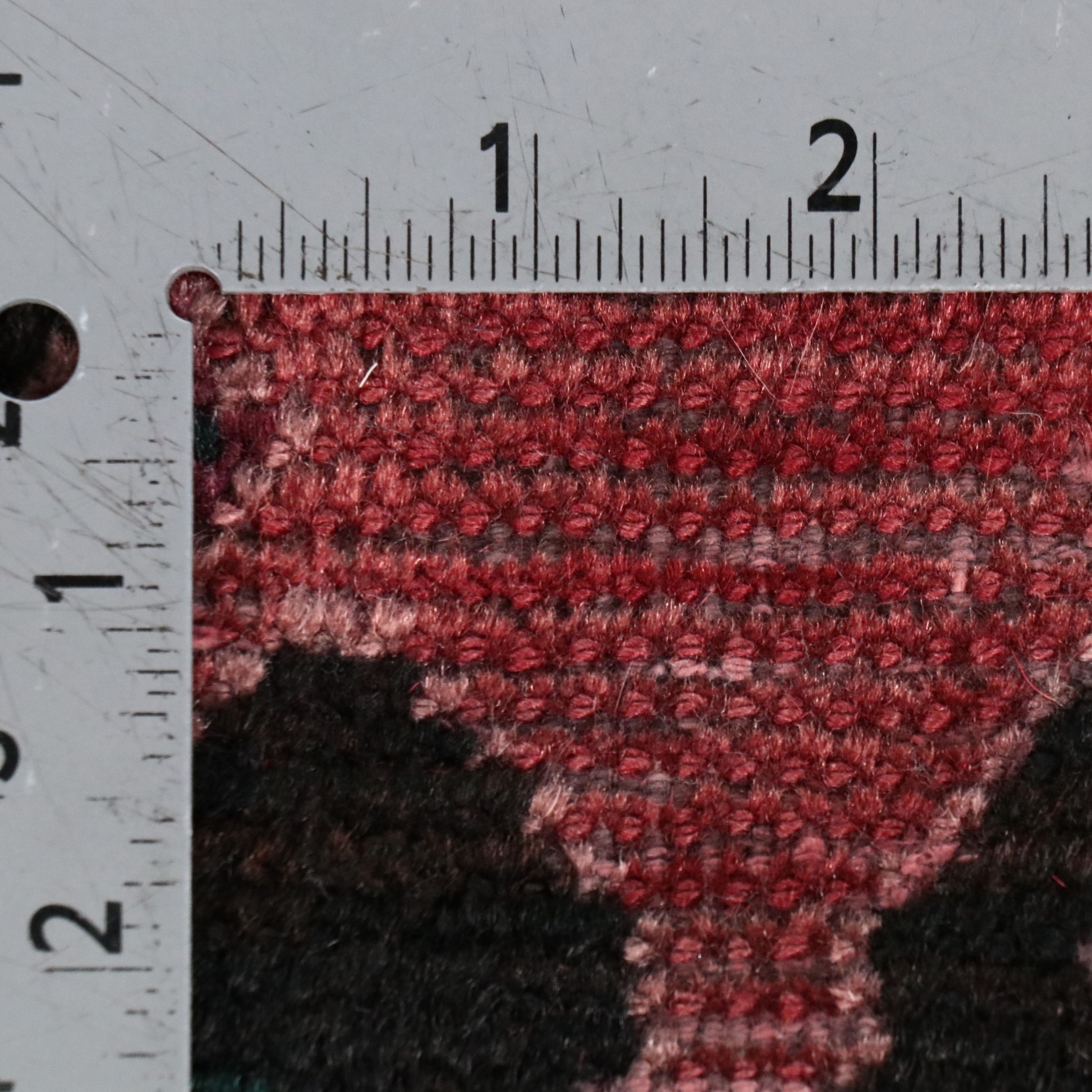 2'11 x 5'8 Hand-Knotted Persian Afshar Style Rug Remnant