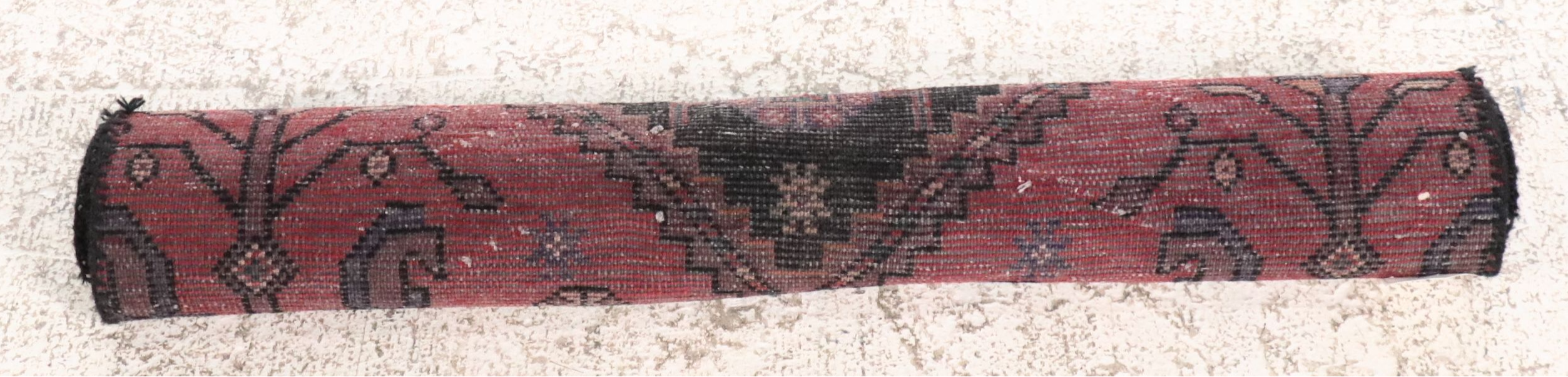 2'11 x 5'8 Hand-Knotted Persian Afshar Style Rug Remnant