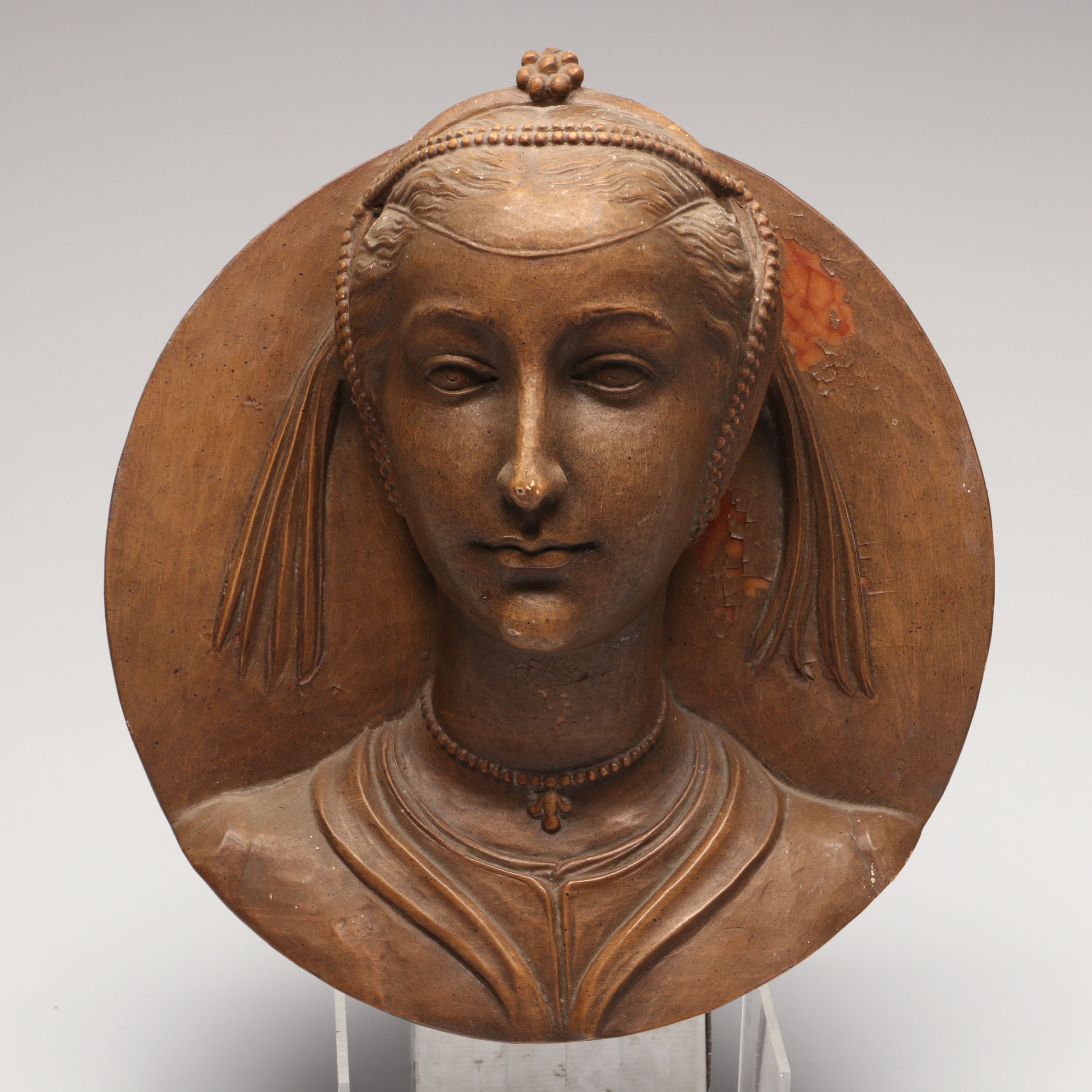 Nettle Creek Portrait Relief Wall Décor with Wooden Wall Carvings