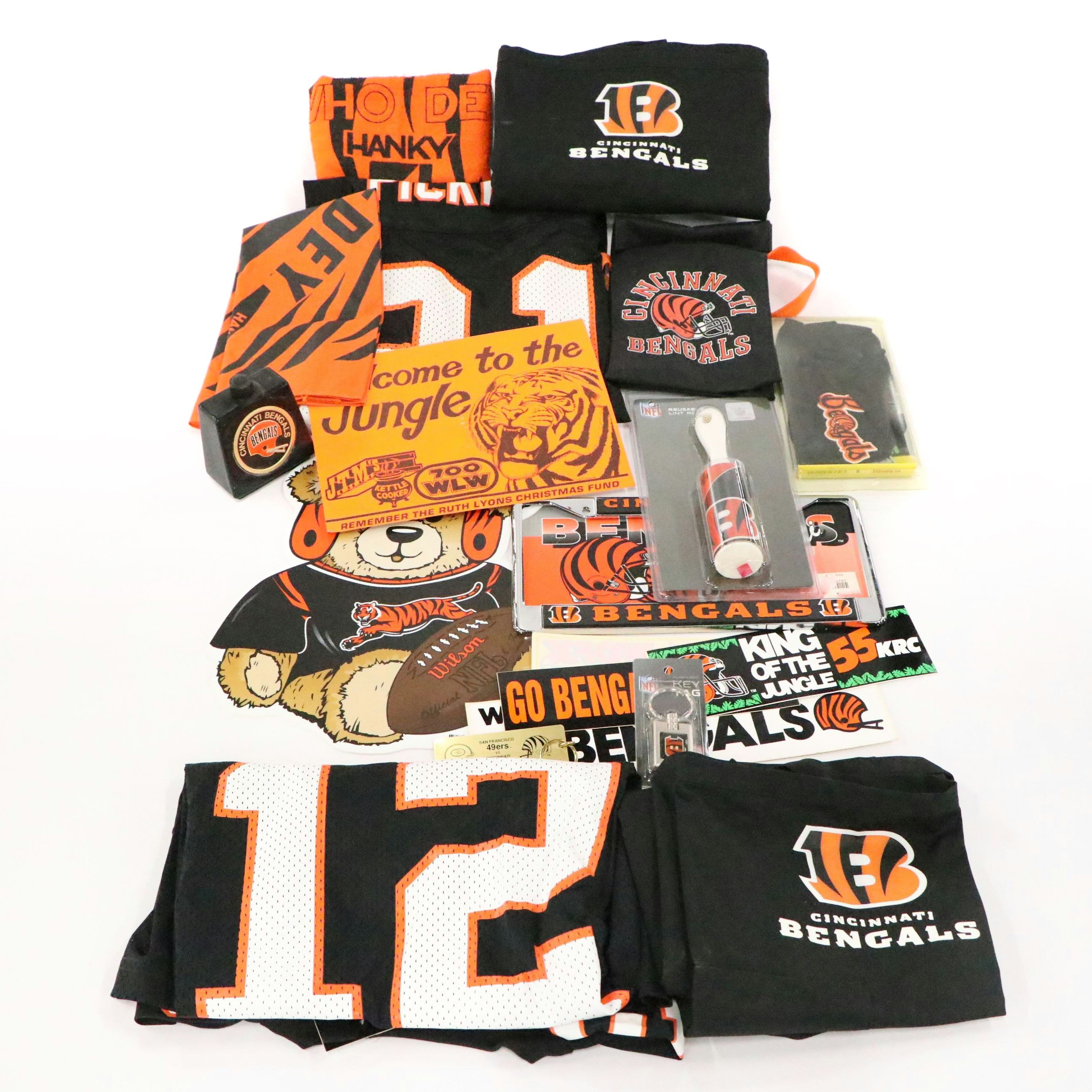Cincinnati Bengals Car Accessories, Carl Pickens Jersey and More Memorabilia