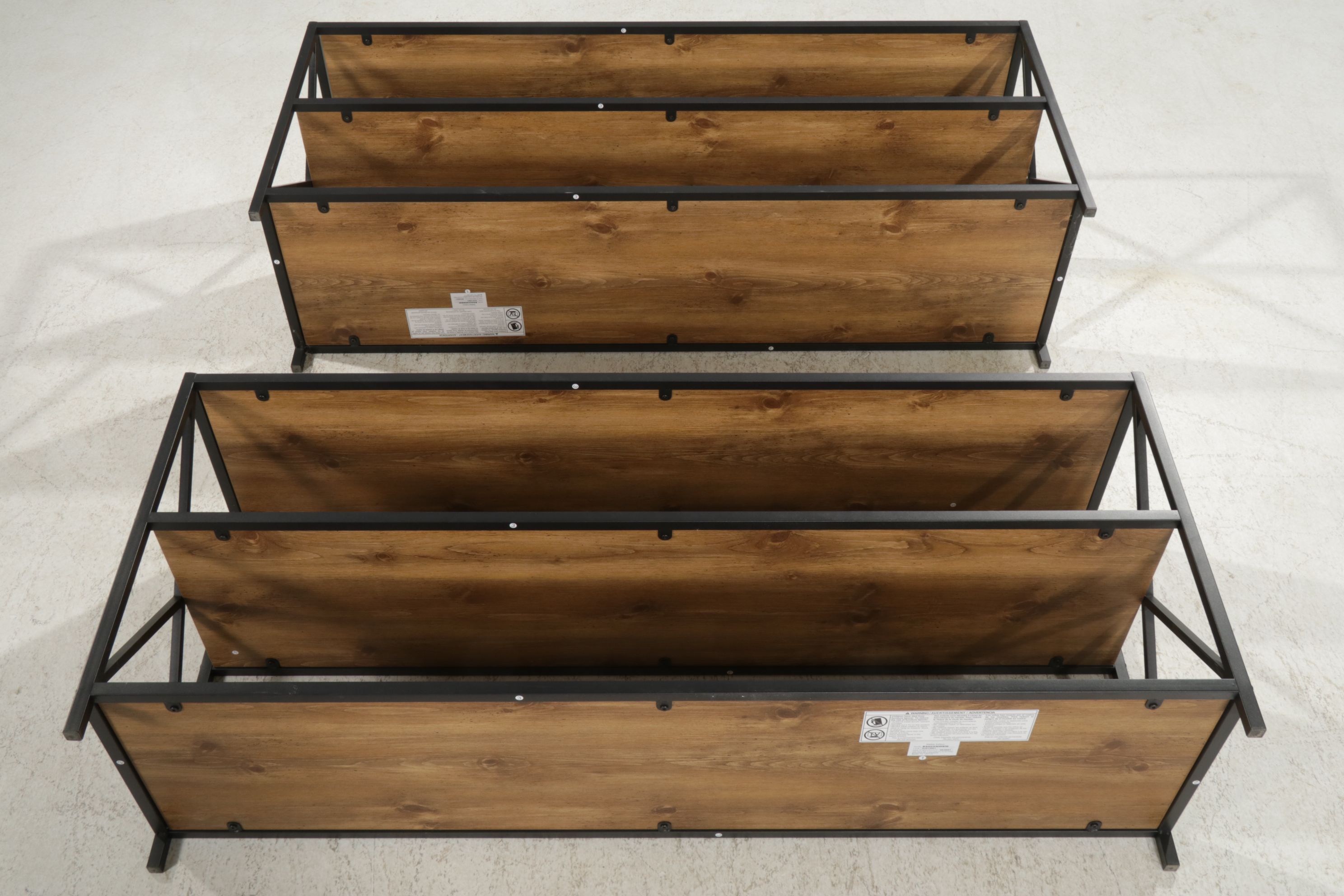 Three Contemporary Walker Edison Shelves, 2019