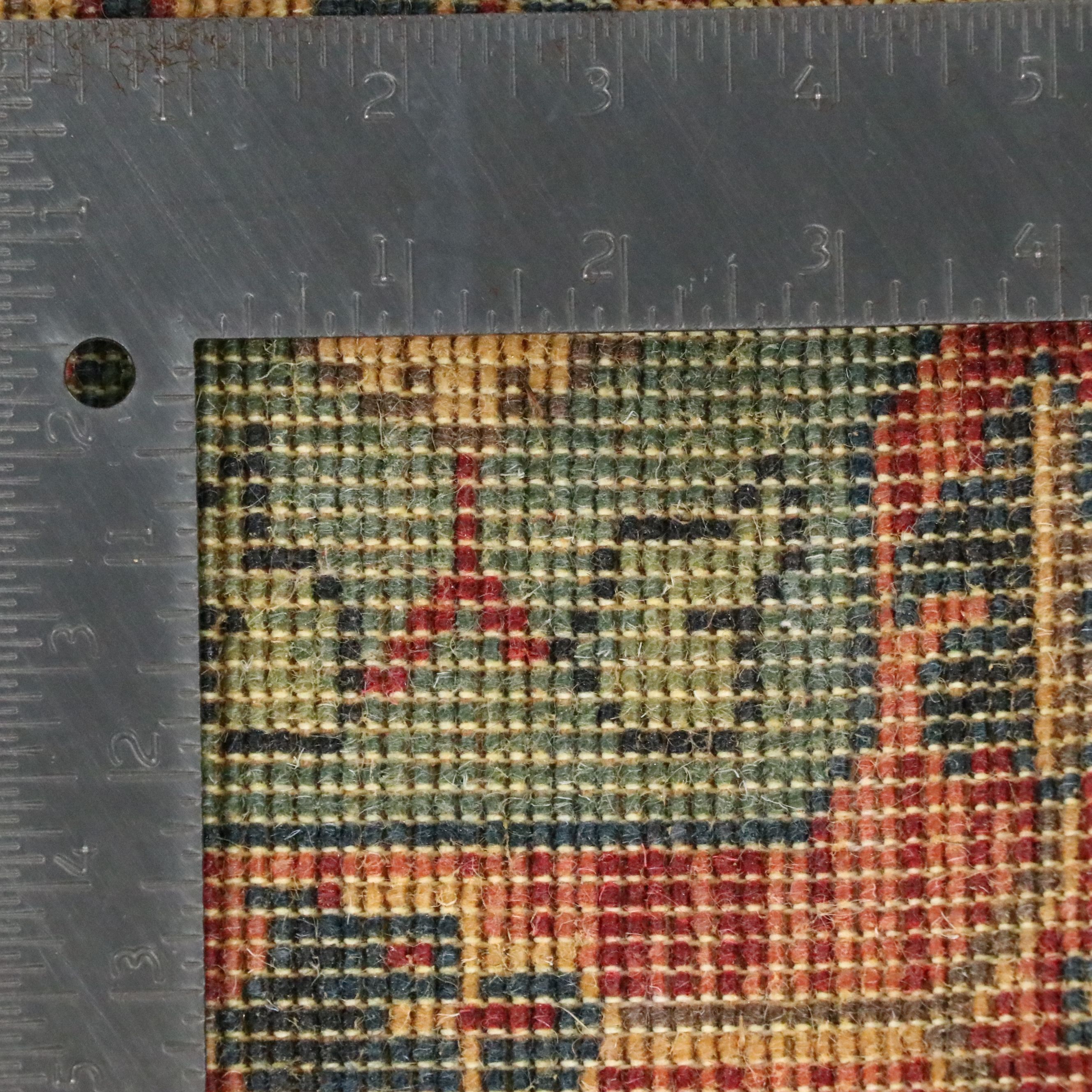 5'7 x 8'1 Machine Made Caucasian Kazak Style Area Rug