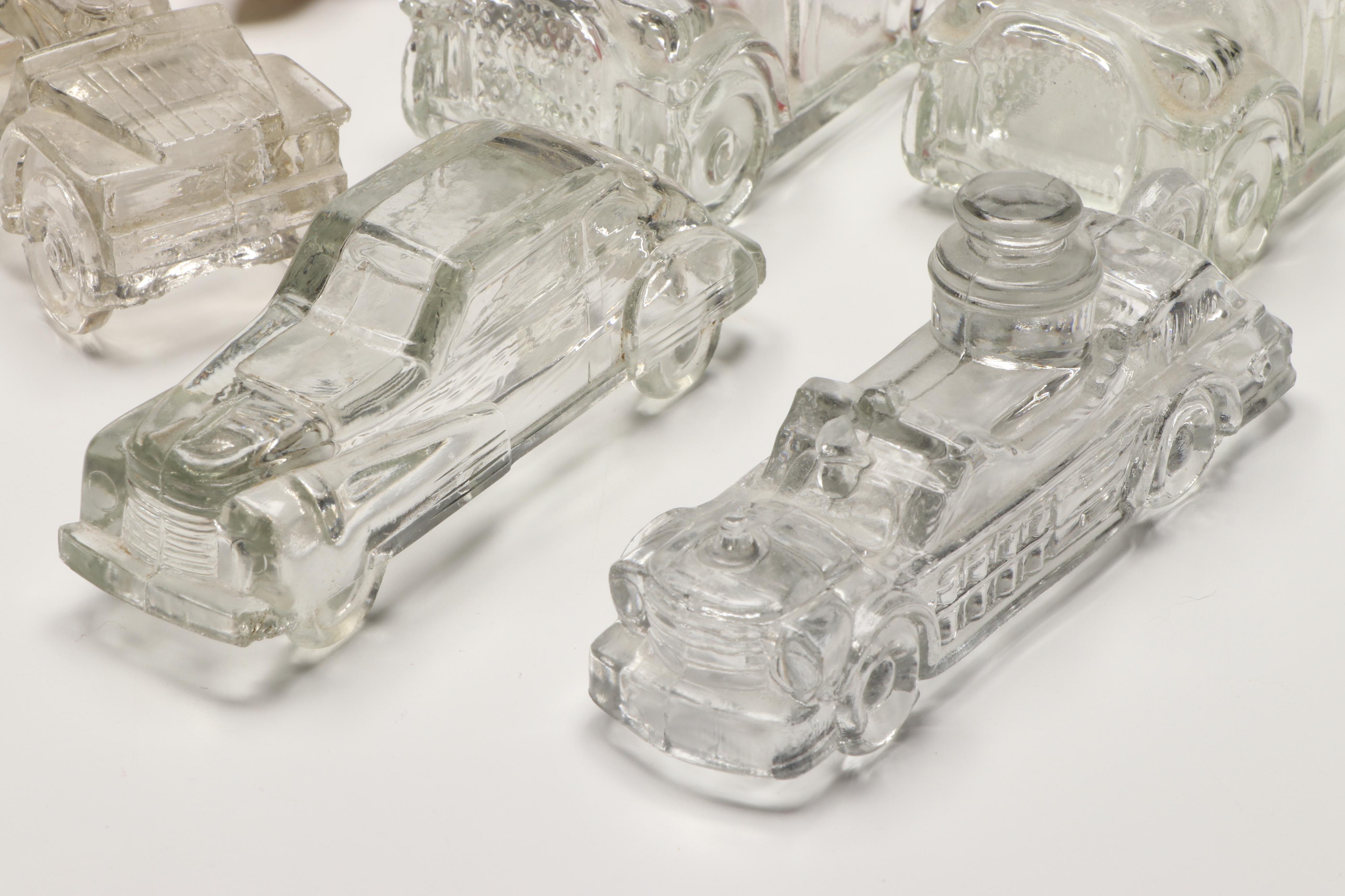 Avon Betsy Ross Perfume Bottles with Glass Animals and Vehicles