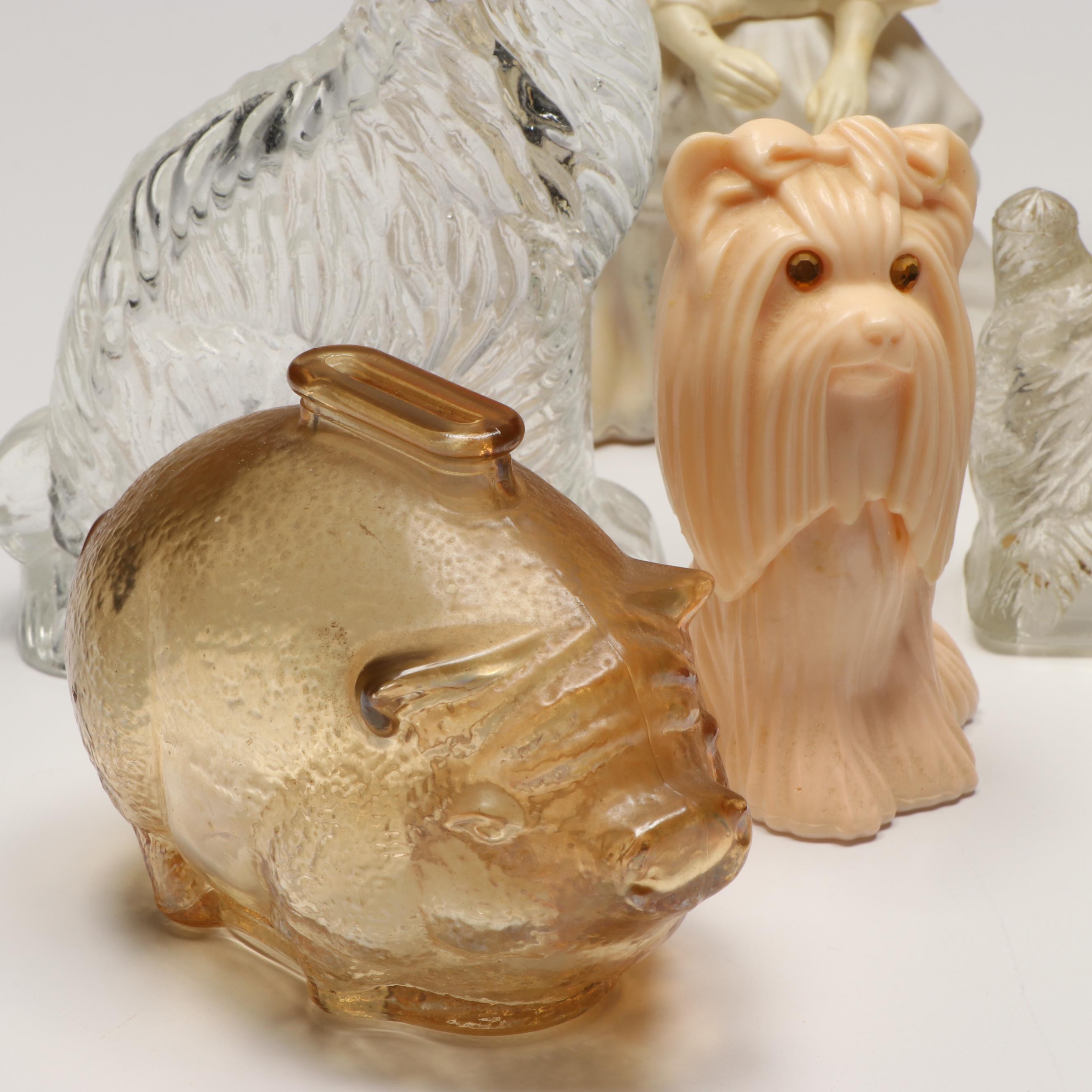 Avon Betsy Ross Perfume Bottles with Glass Animals and Vehicles