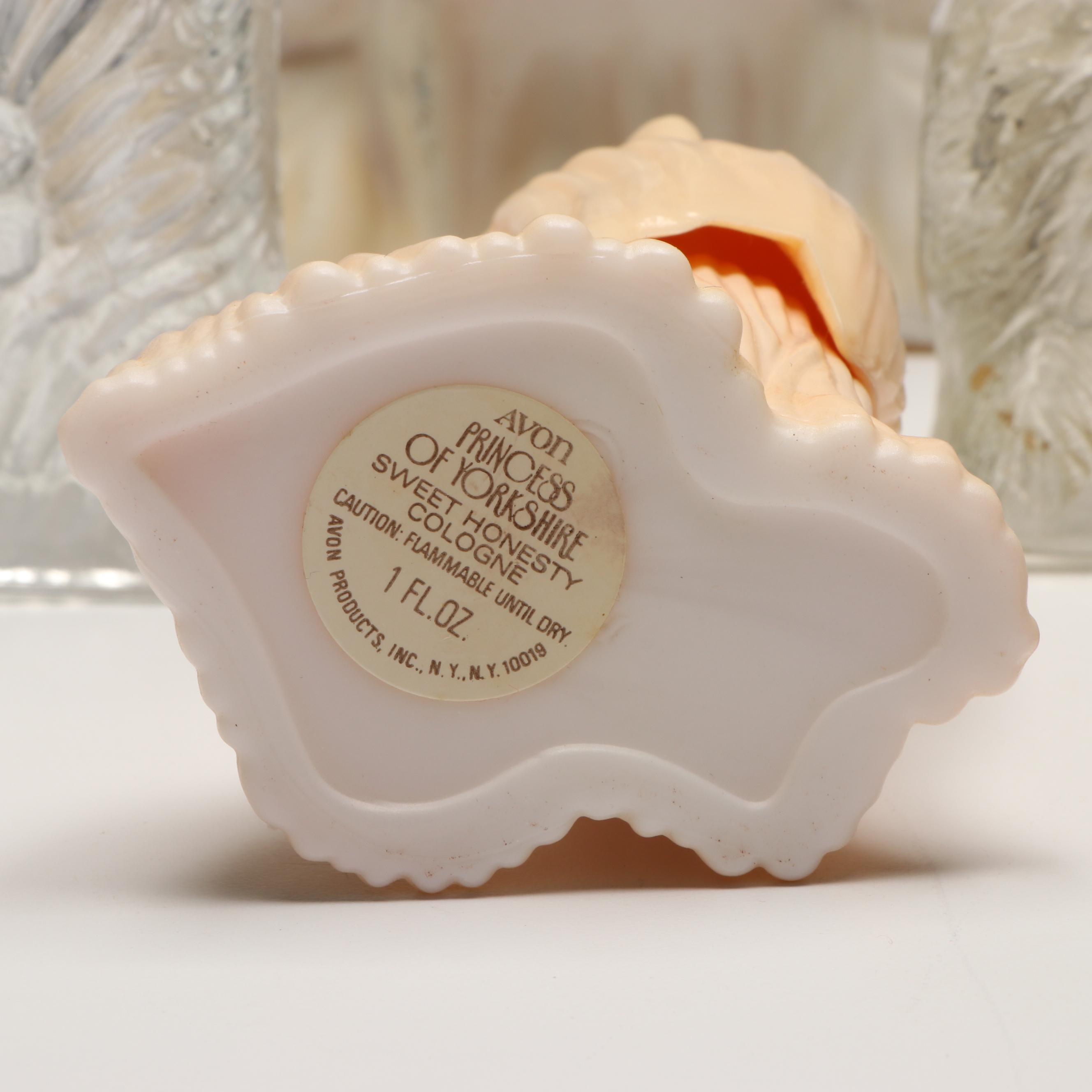 Avon Betsy Ross Perfume Bottles with Glass Animals and Vehicles