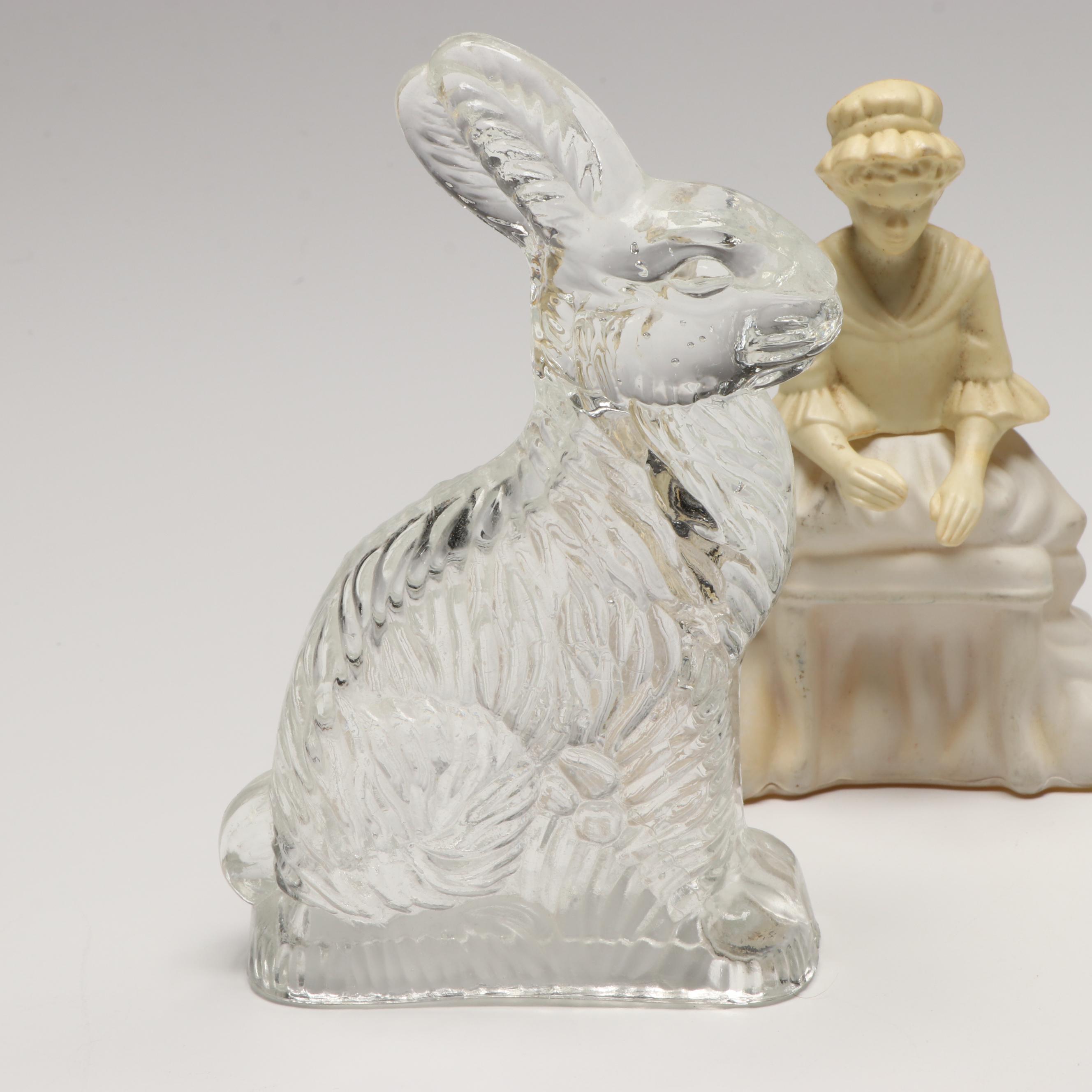 Avon Betsy Ross Perfume Bottles with Glass Animals and Vehicles