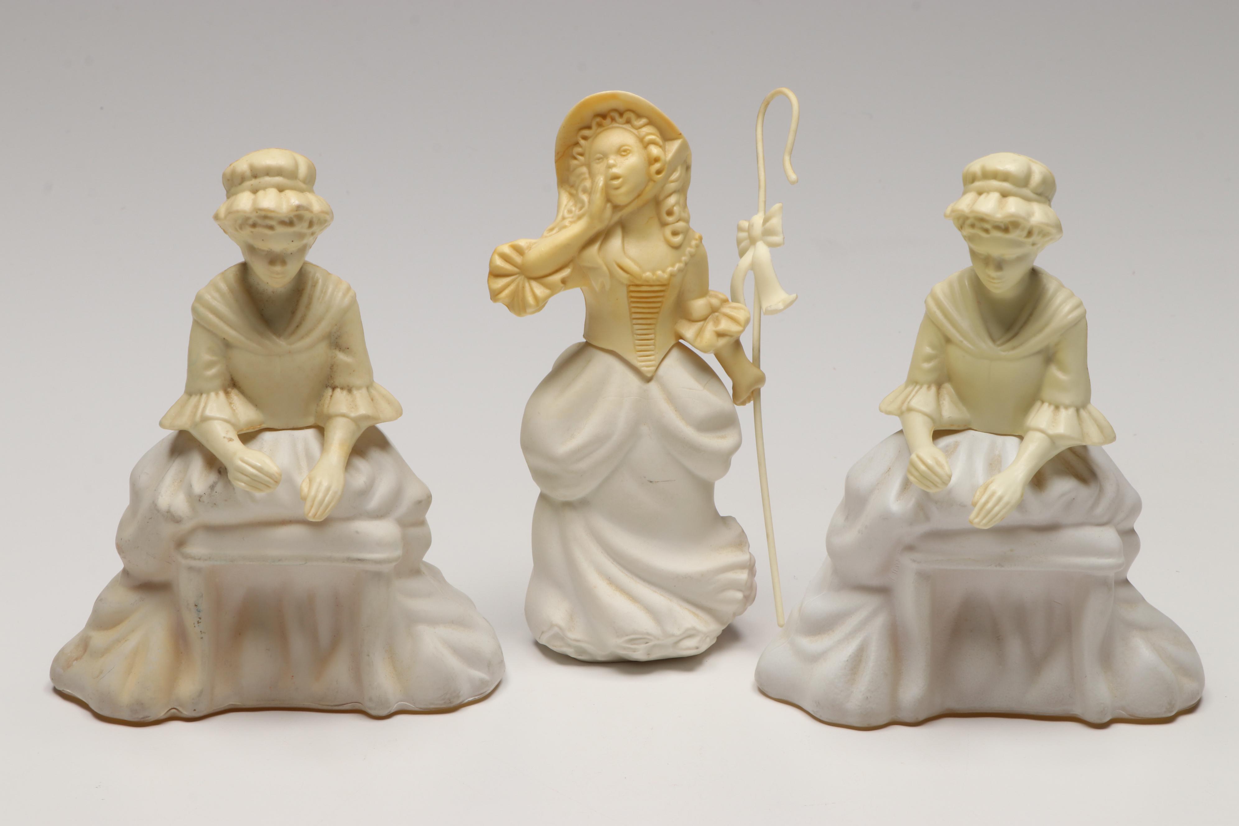 Avon Betsy Ross Perfume Bottles with Glass Animals and Vehicles