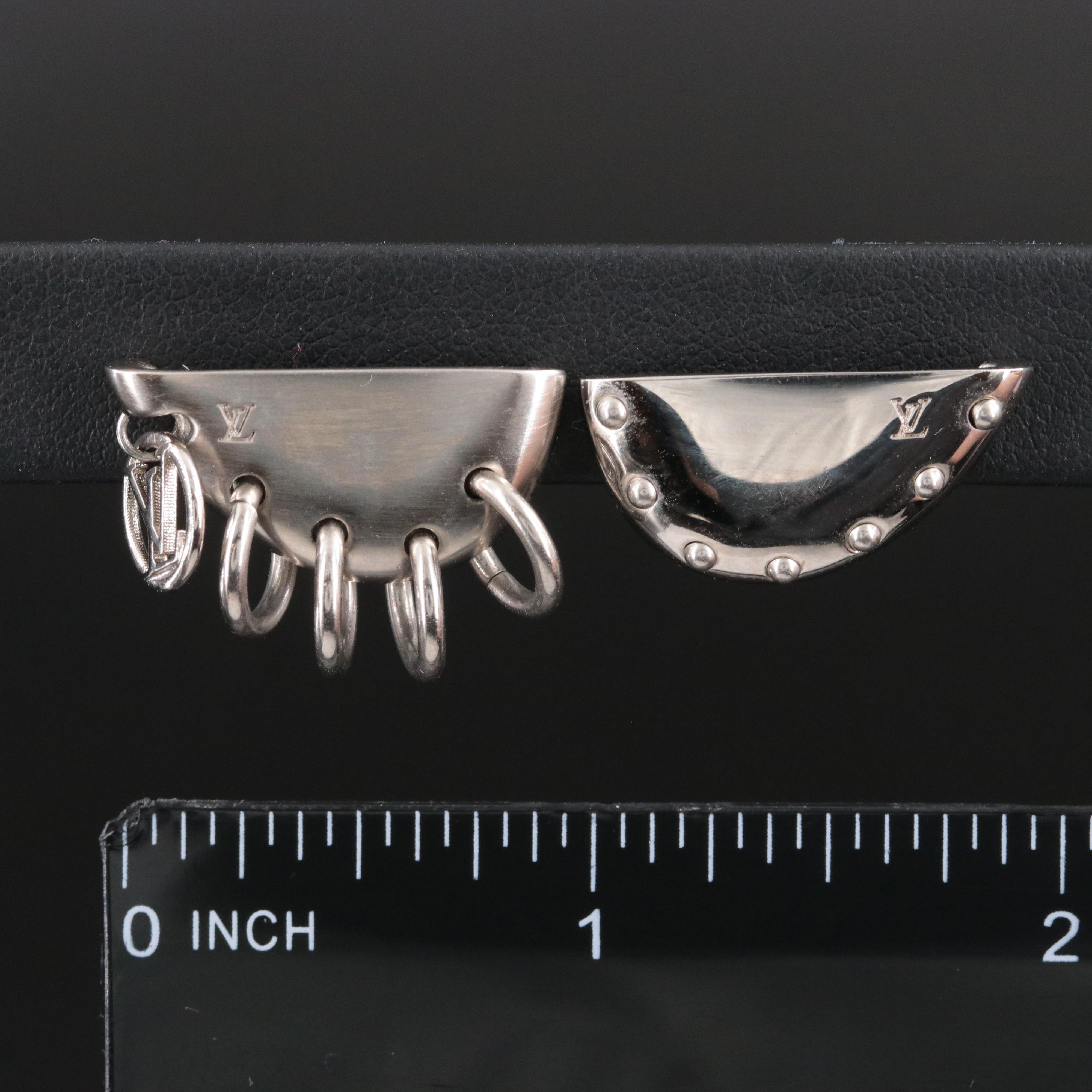 Louis Vuitton Asymmetrical Bionic Earrings