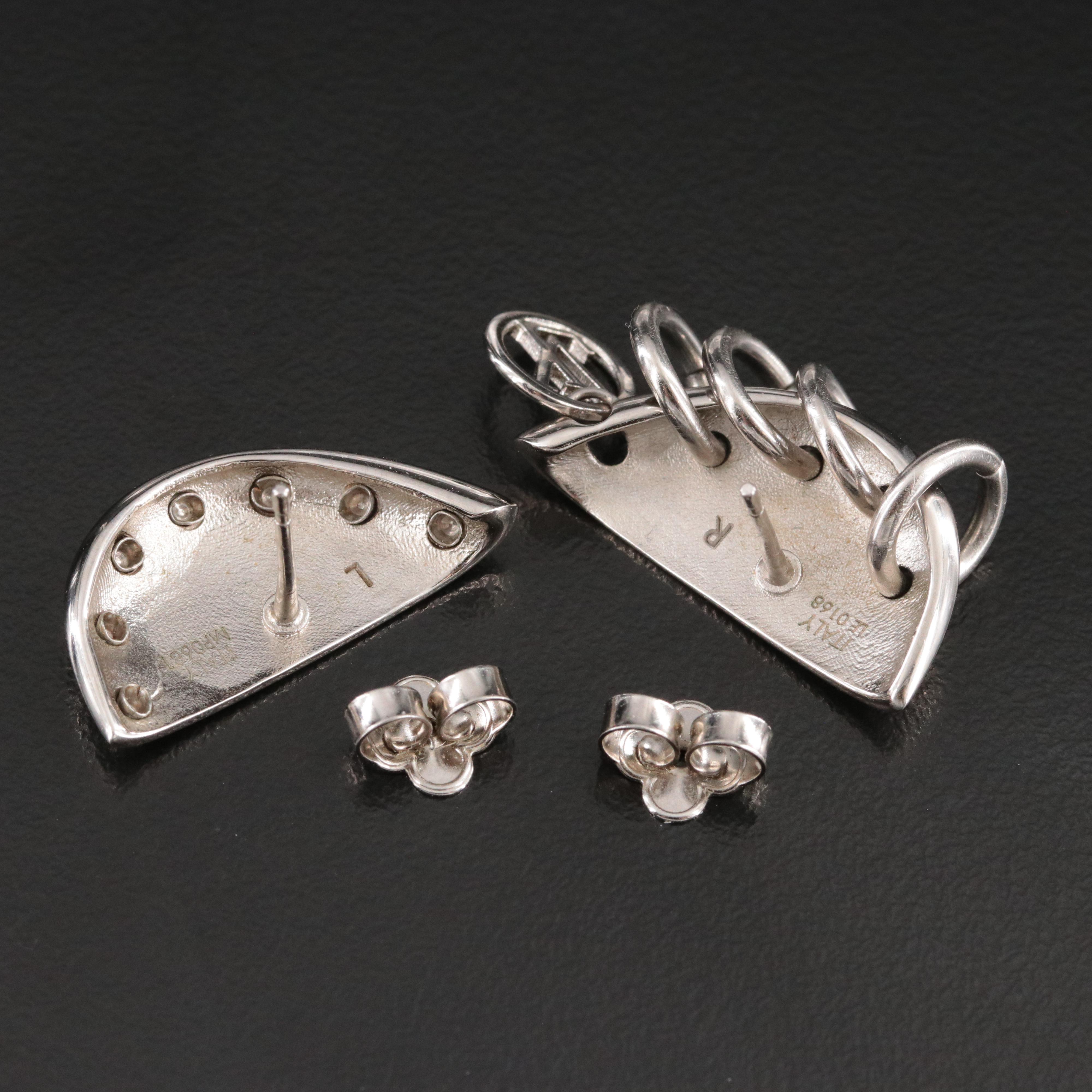 Louis Vuitton Asymmetrical Bionic Earrings