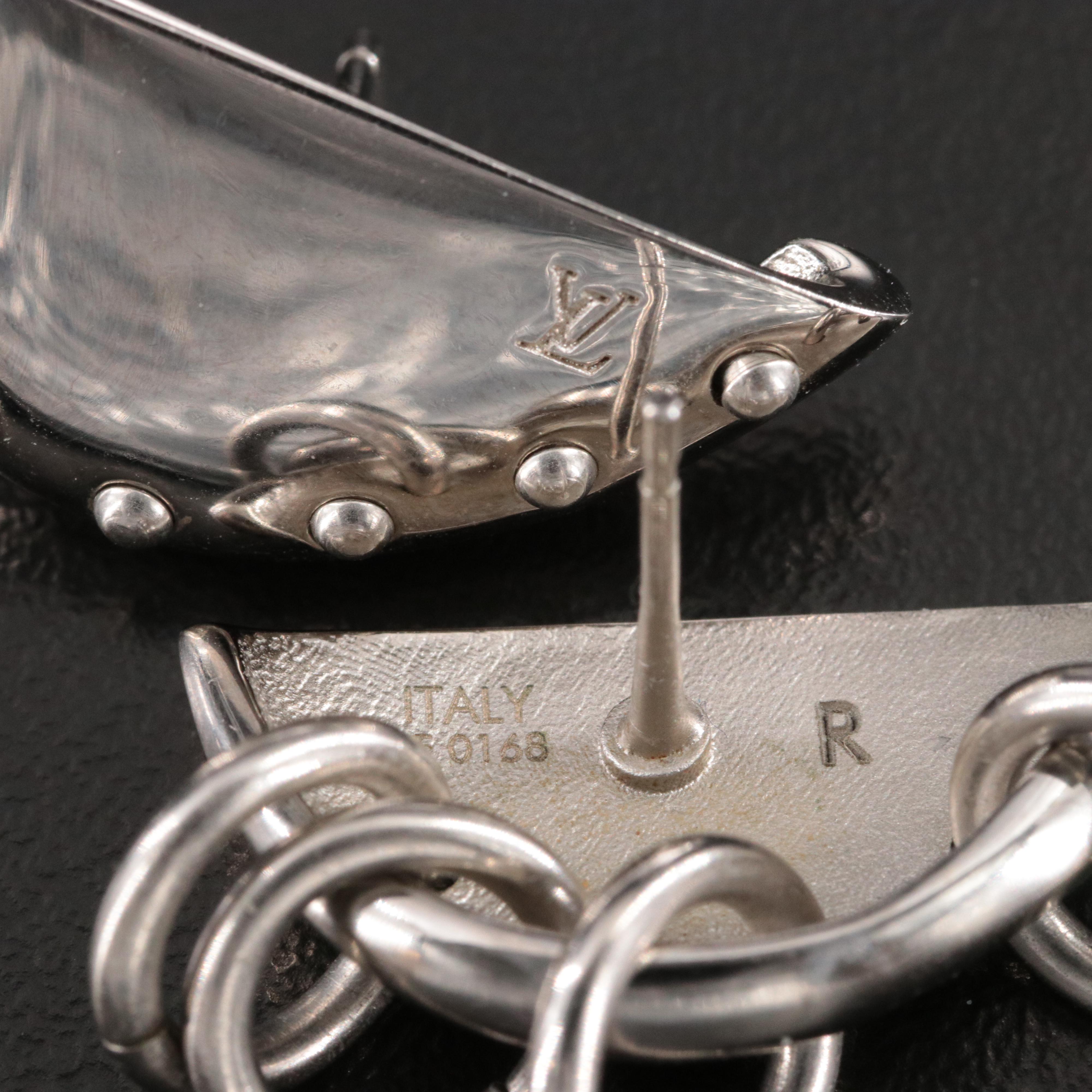 Louis Vuitton Asymmetrical Bionic Earrings