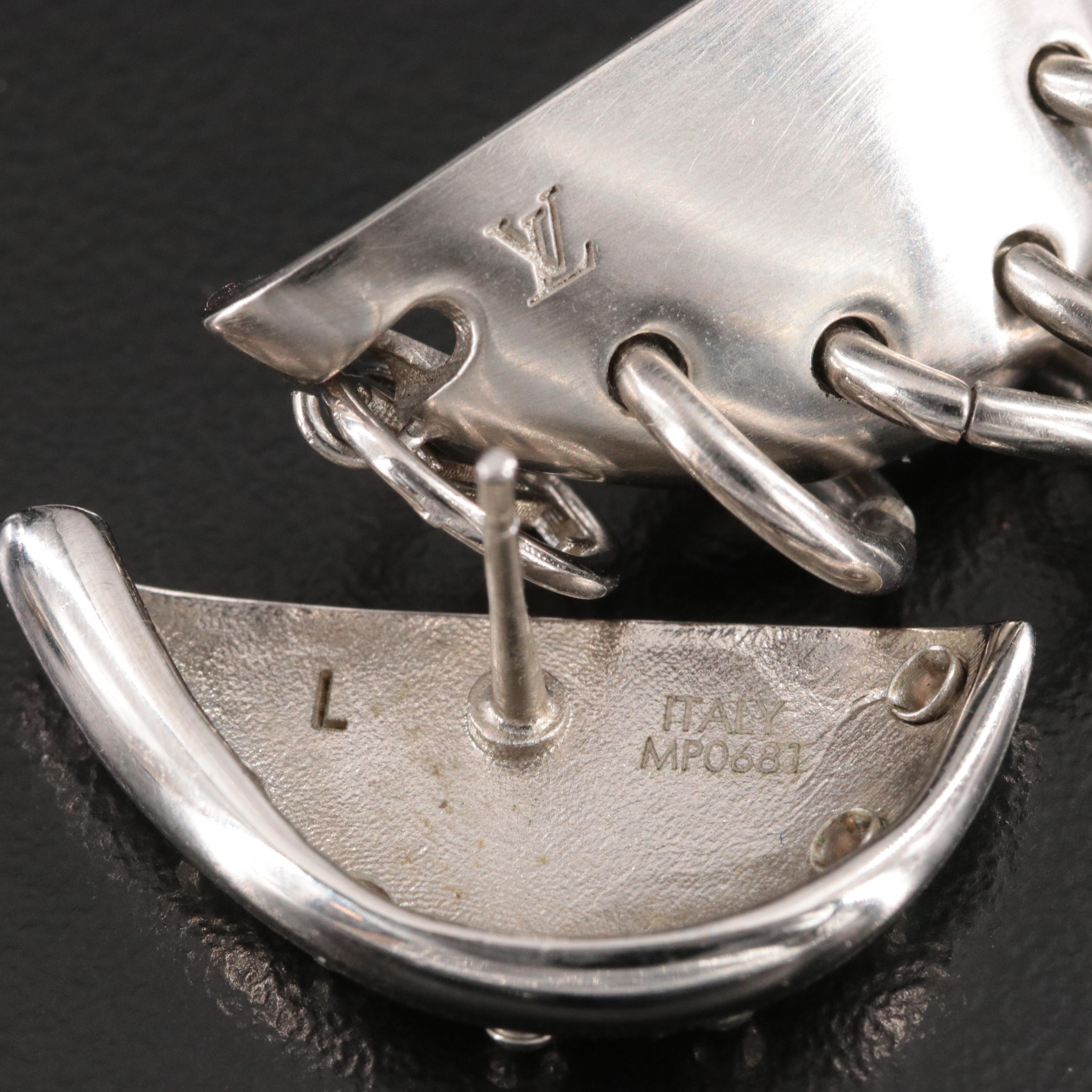 Louis Vuitton Asymmetrical Bionic Earrings