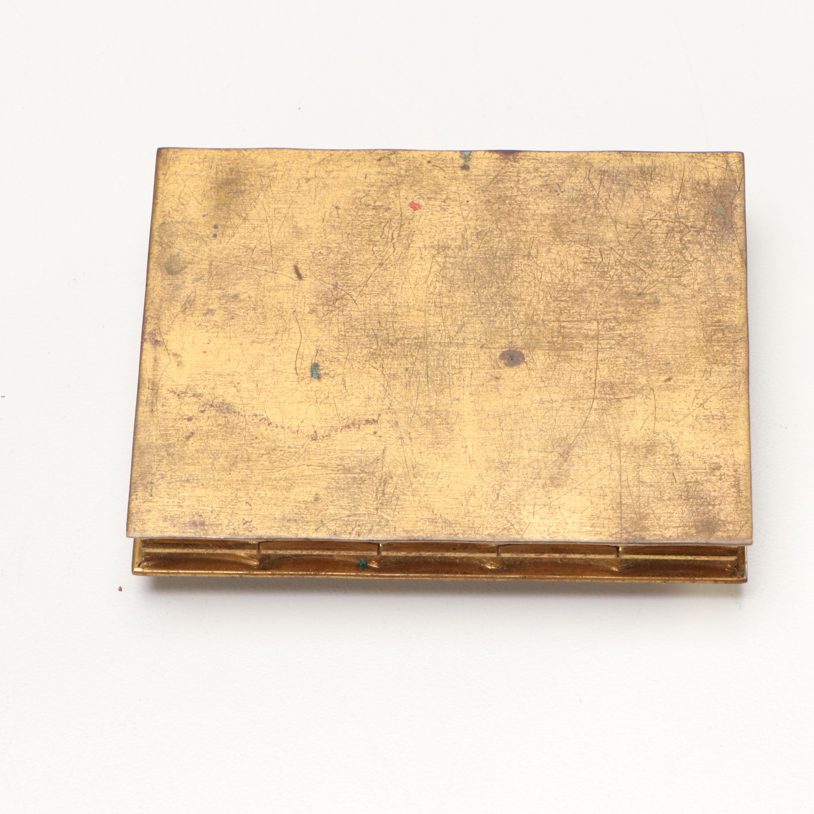 Volupté Compact, Lefton Lady Head Vase, Iroquois Beaded Purse & Accessories