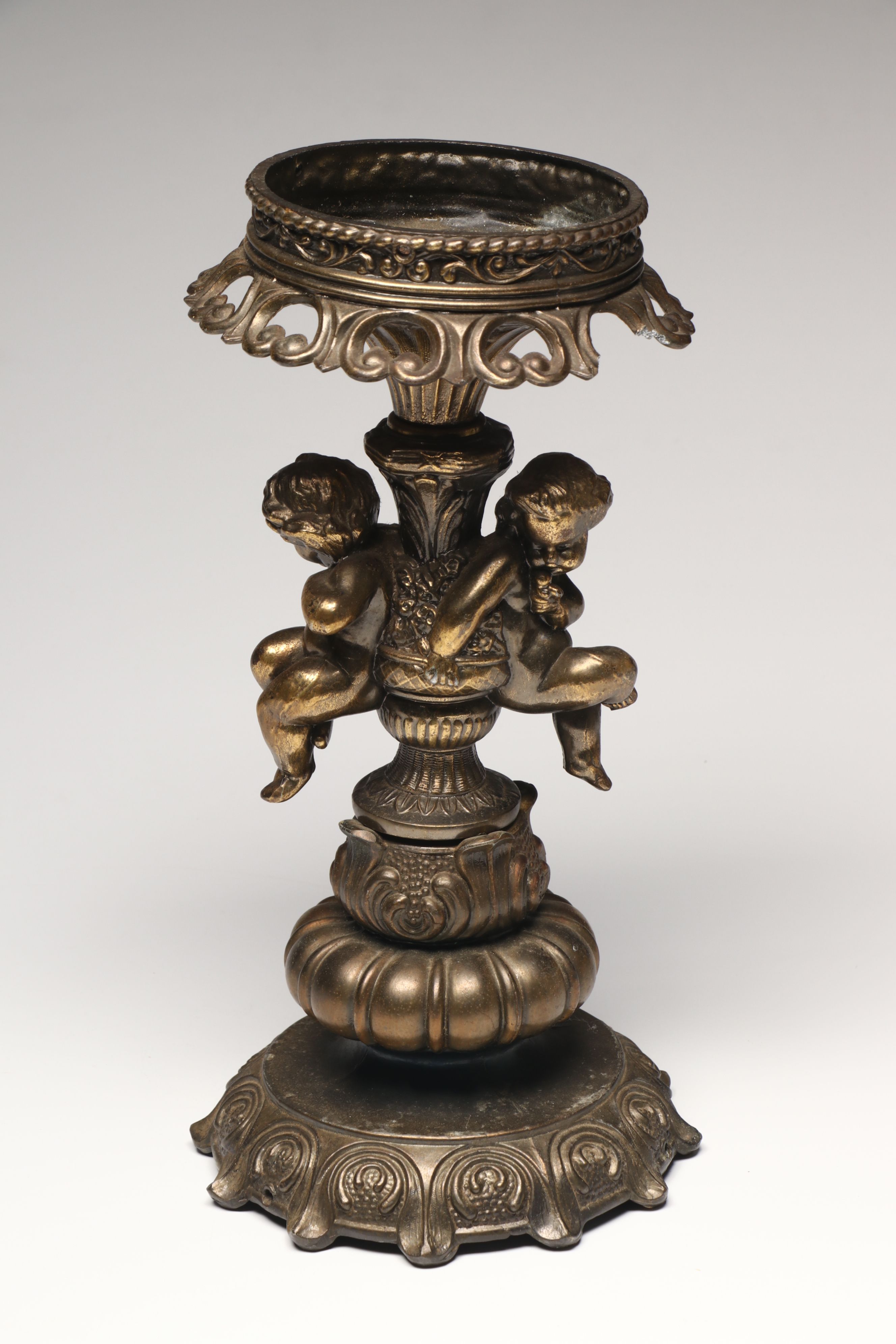 Pitman-Dreitzer Brass Finish Plant Stand and More Table Accessories