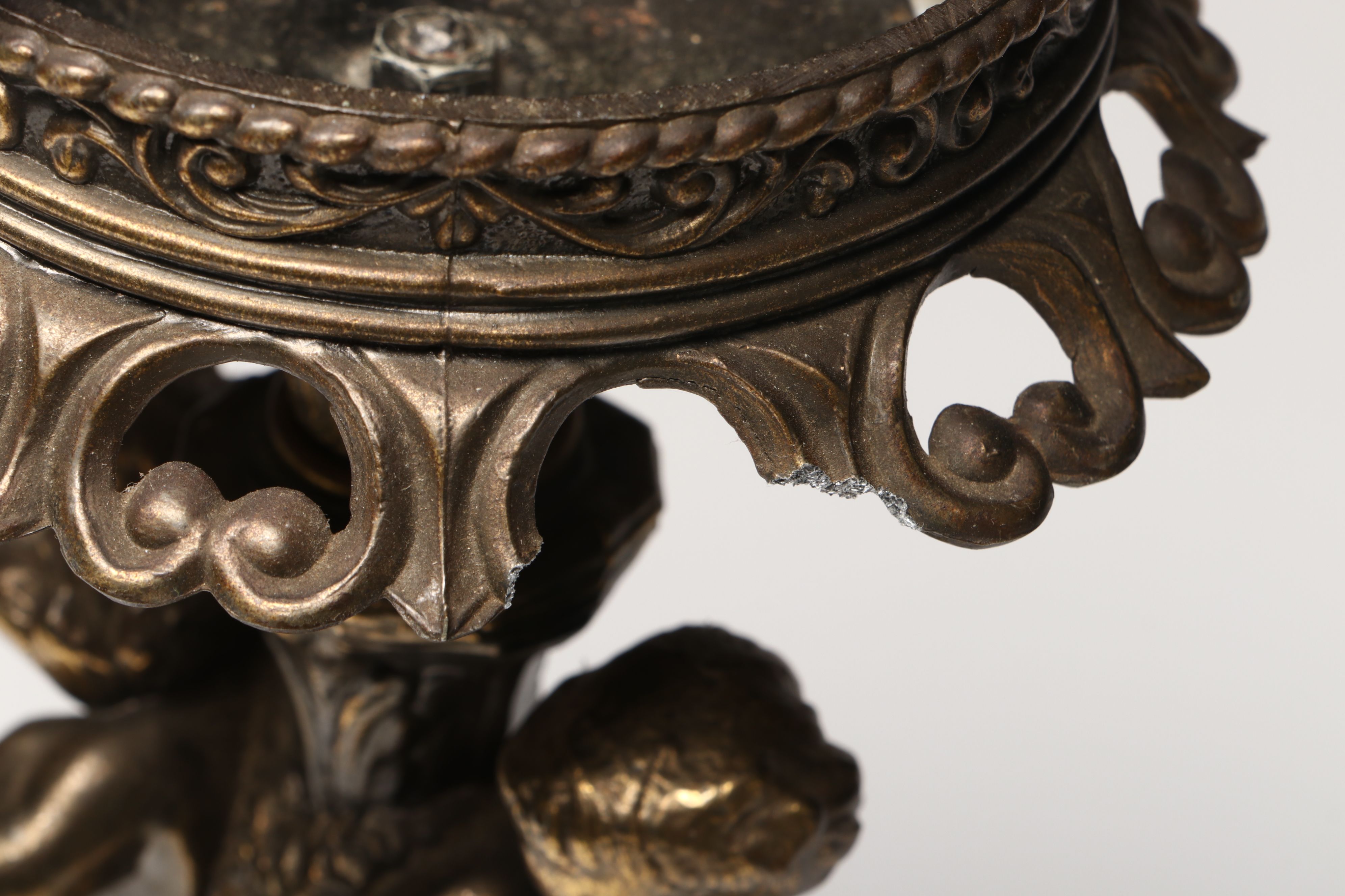 Pitman-Dreitzer Brass Finish Plant Stand and More Table Accessories