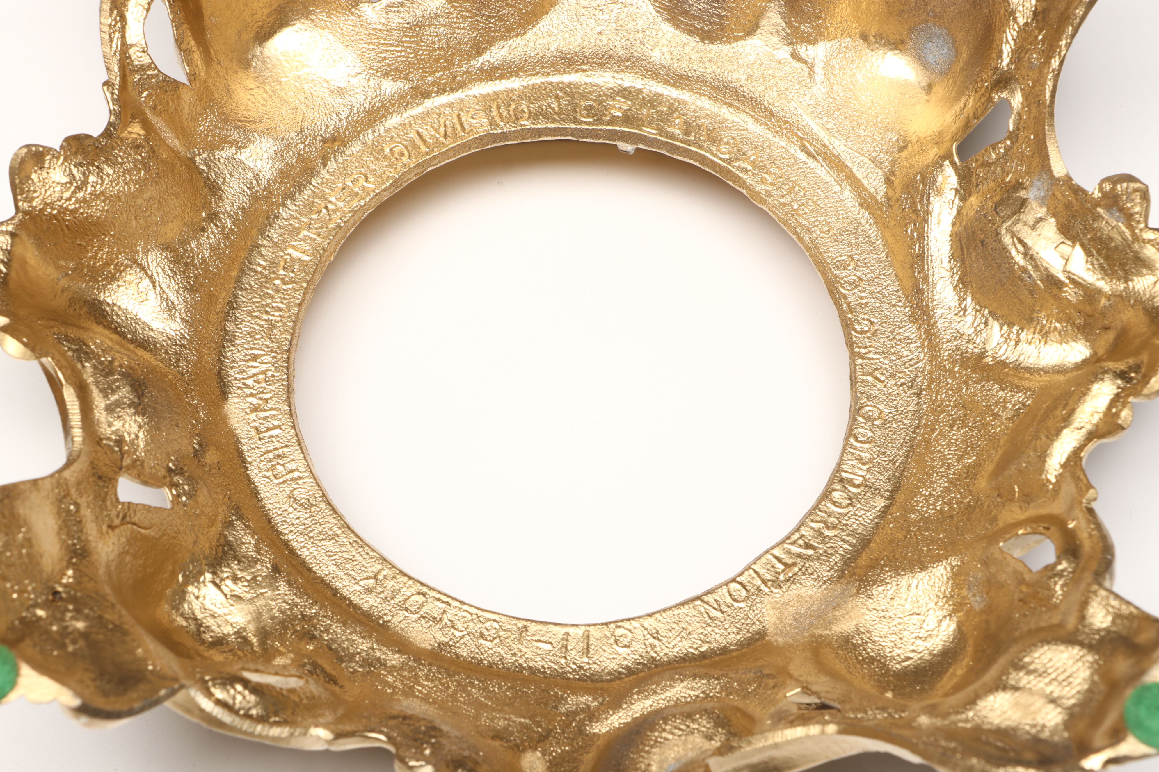 Pitman-Dreitzer Brass Finish Plant Stand and More Table Accessories