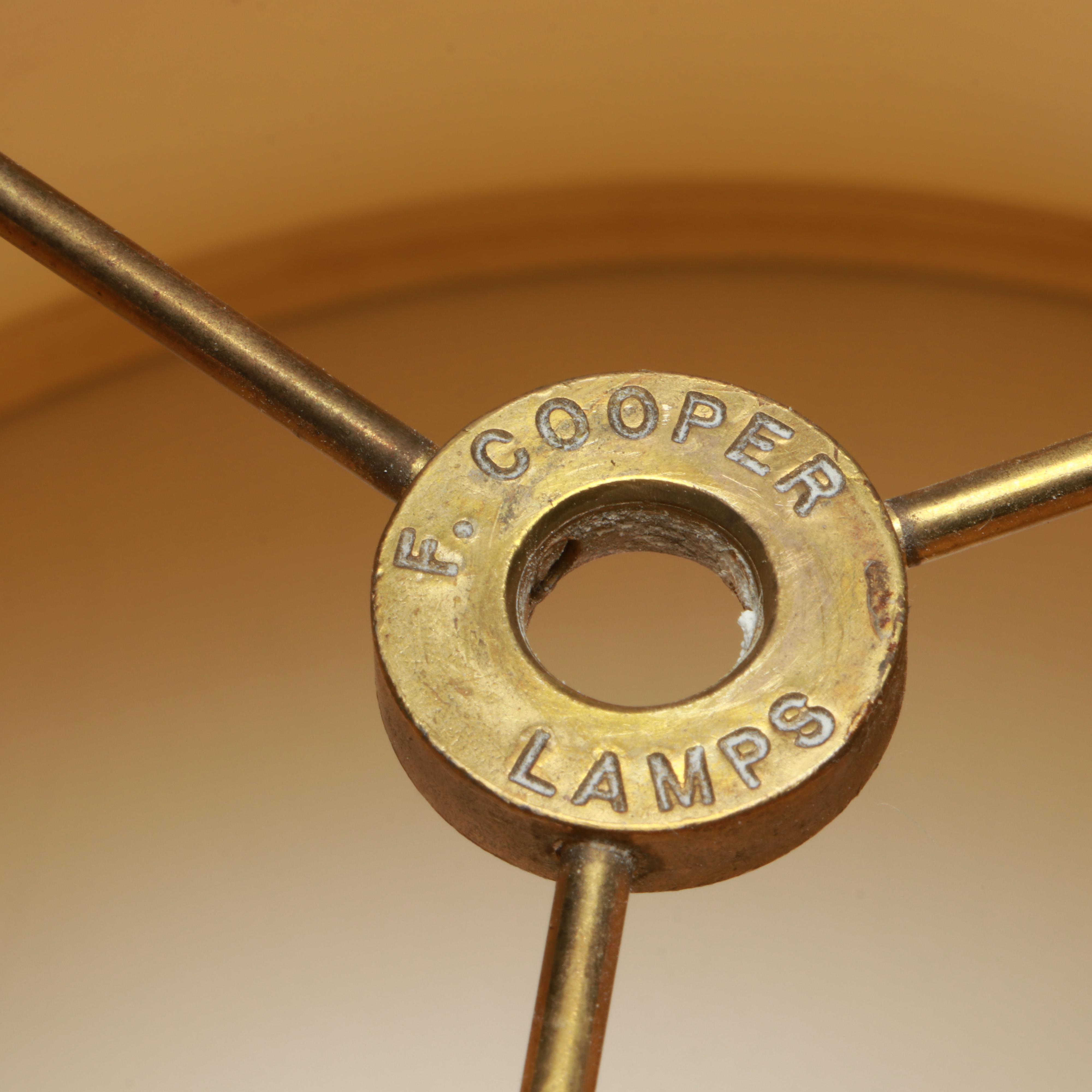 Hollywood Regency Style Table Lamp with Hallmark and Other Metal Boxes