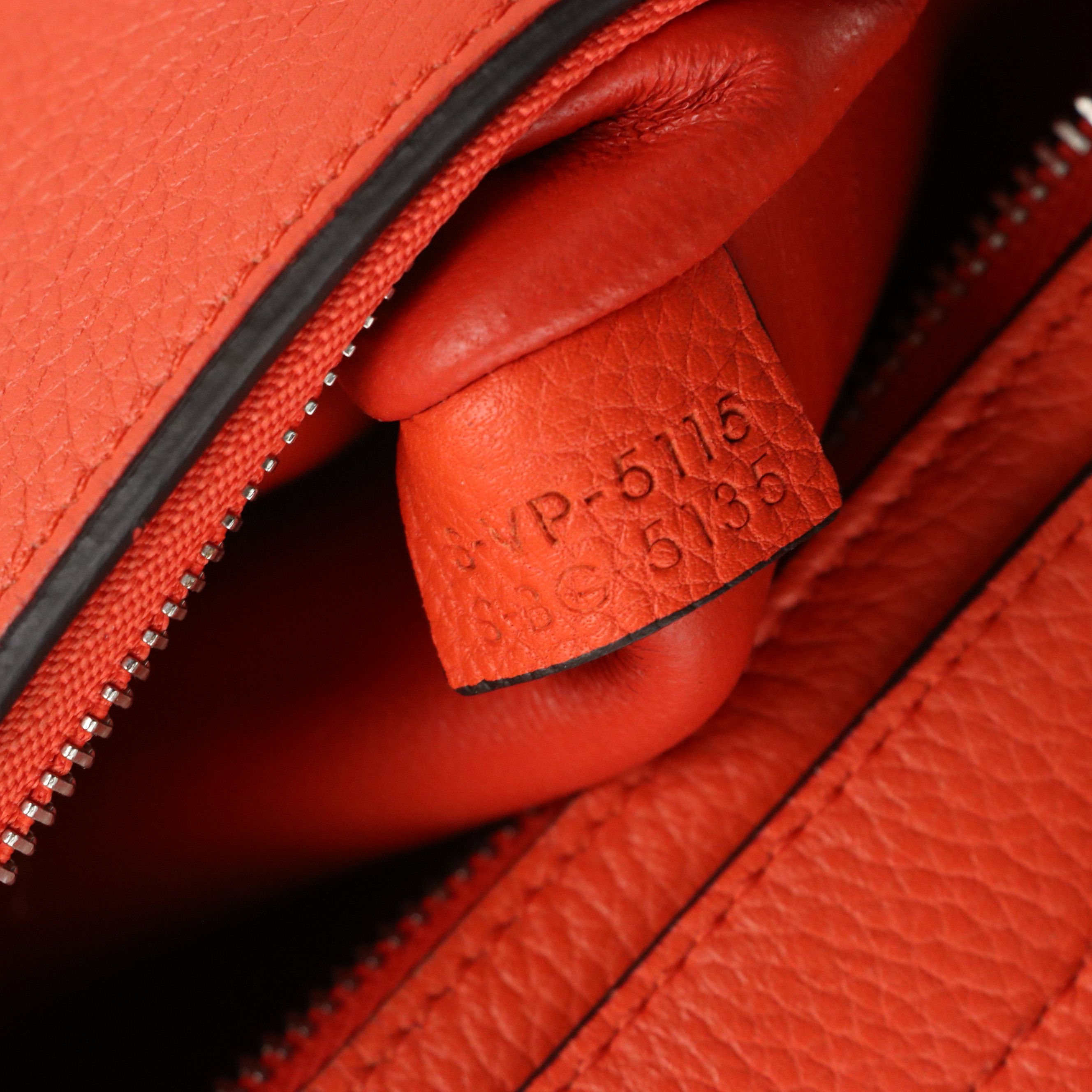 Céline Medium Trapeze Two-Way Bag in Red Grained Leather and Suede