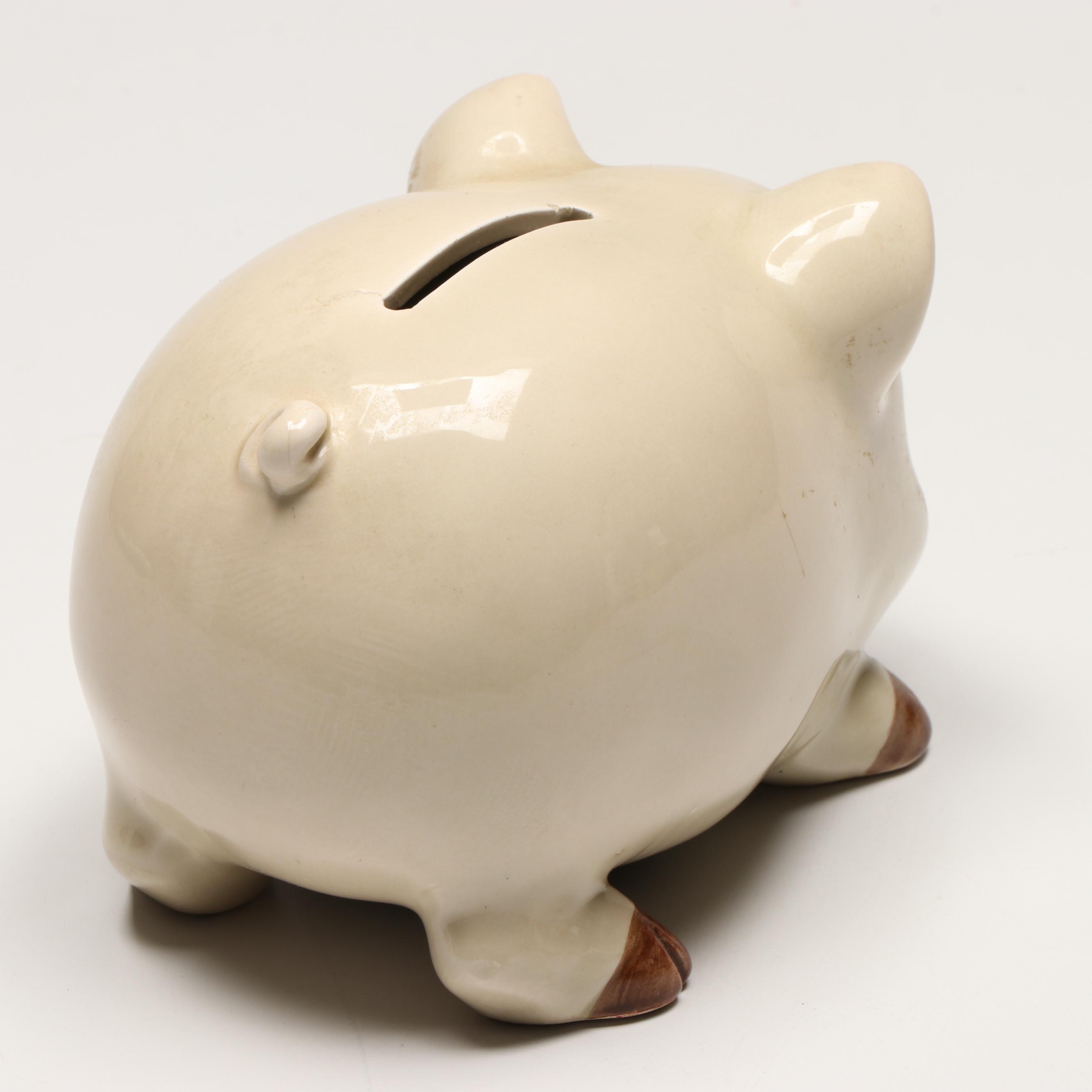 Vintage Ceramic Piggy Banks, Mid to Late 20th Century