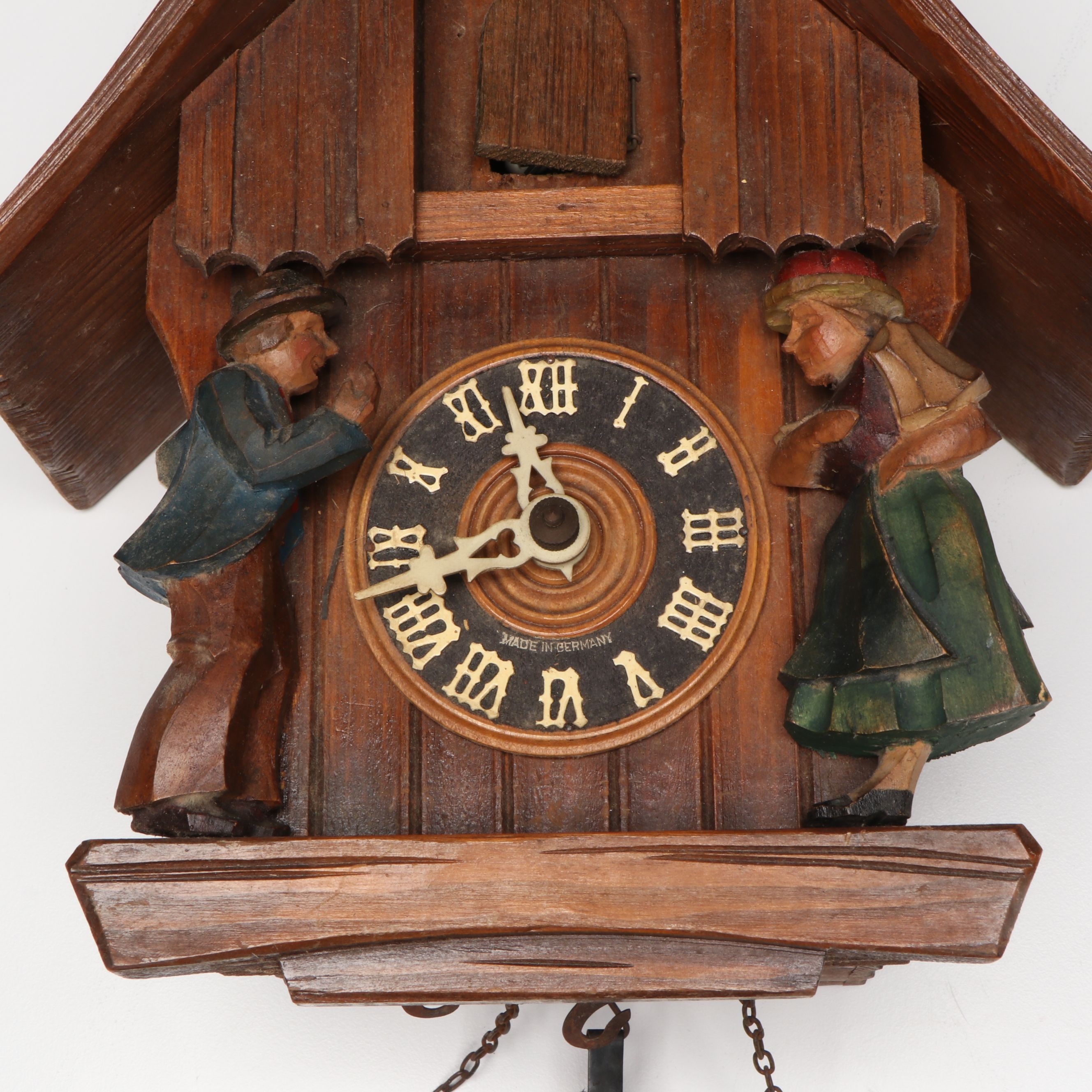 German Black Forest Wooden Cuckoo Clock