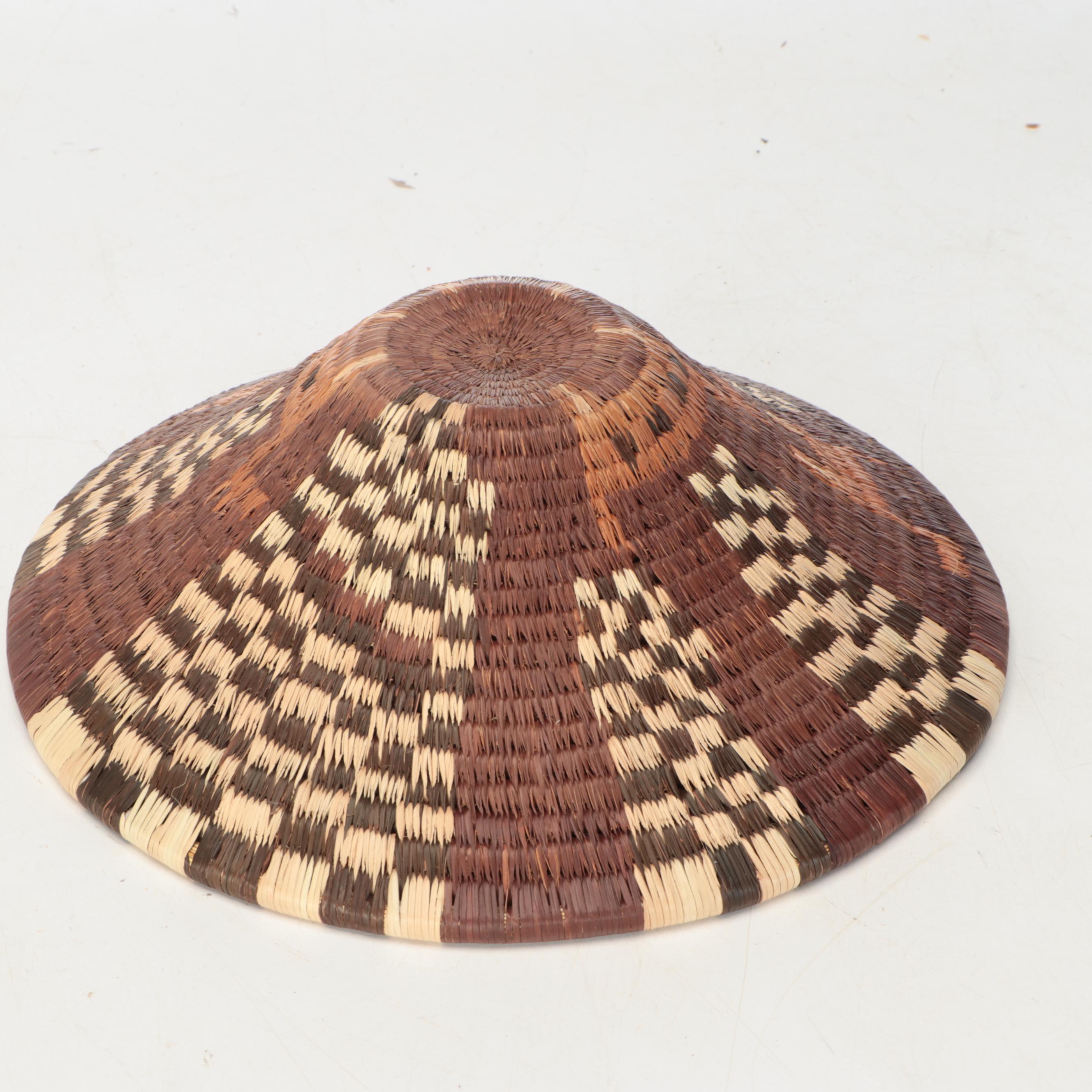 Botswanan Artisan Crafted Mokolwane Palm Baskets