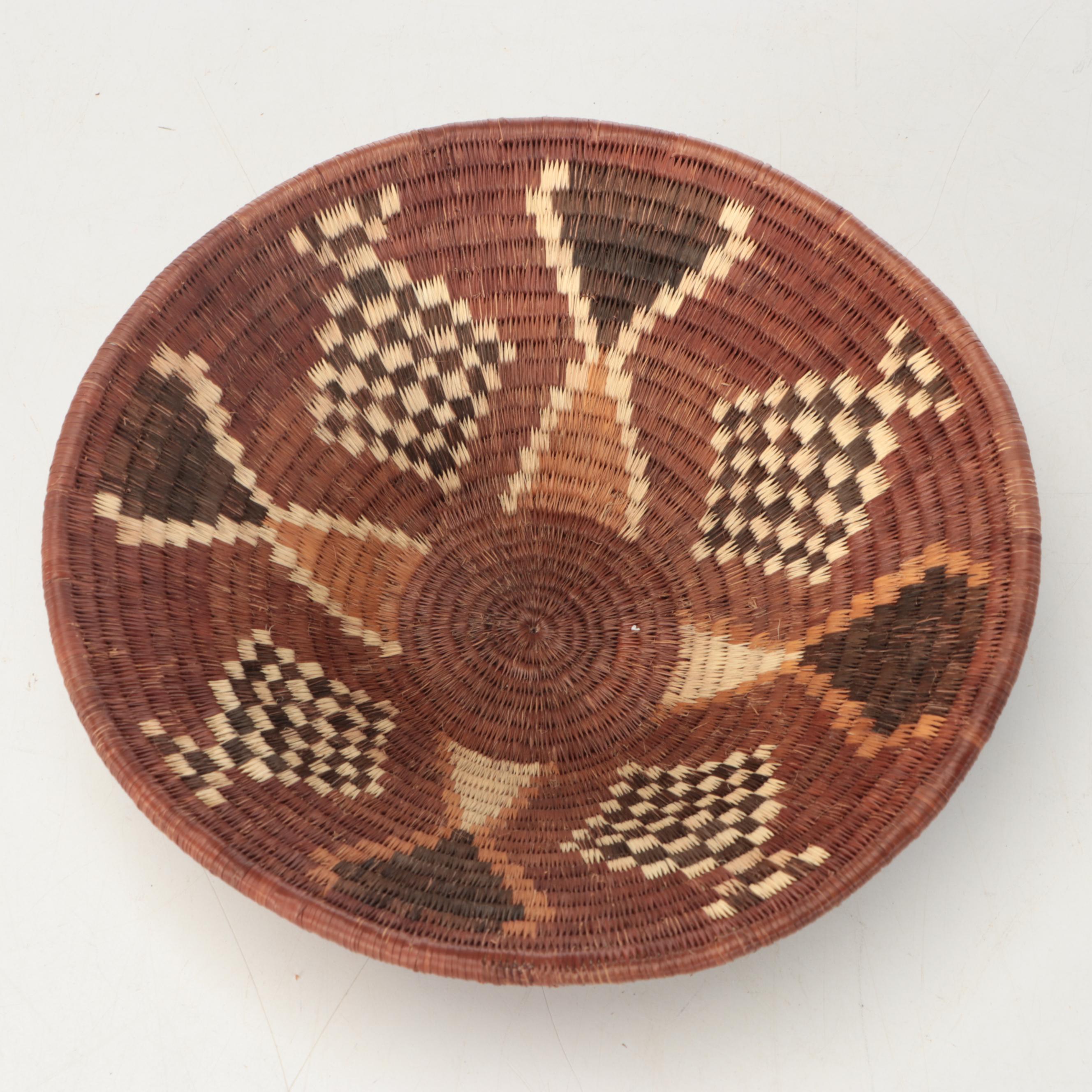 Botswanan Artisan Crafted Mokolwane Palm Baskets