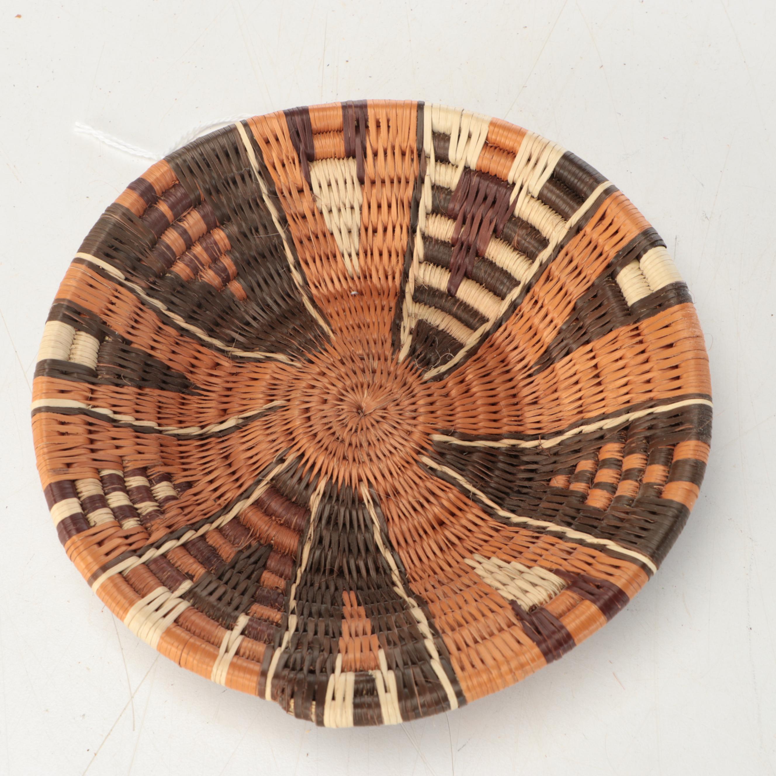 Botswanan Artisan Crafted Mokolwane Palm Baskets