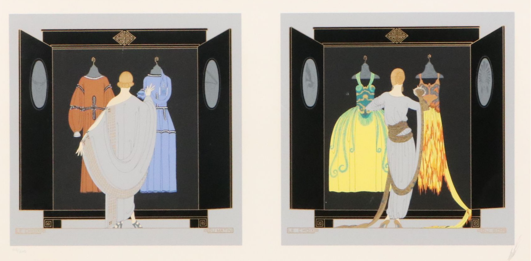 Romain "Erté" de Tirtoff Serigraph "The Choice," 1981