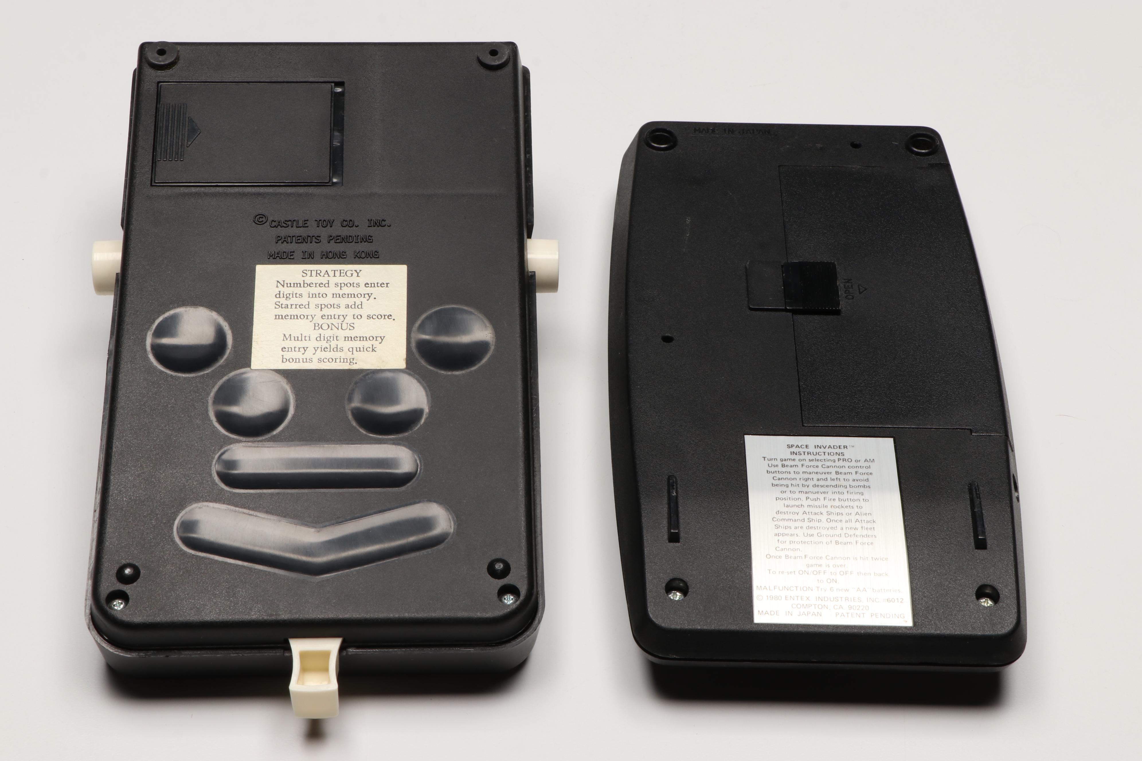 Space Invader, Kingpin Pinball and More Vintage Handheld Arcade Games