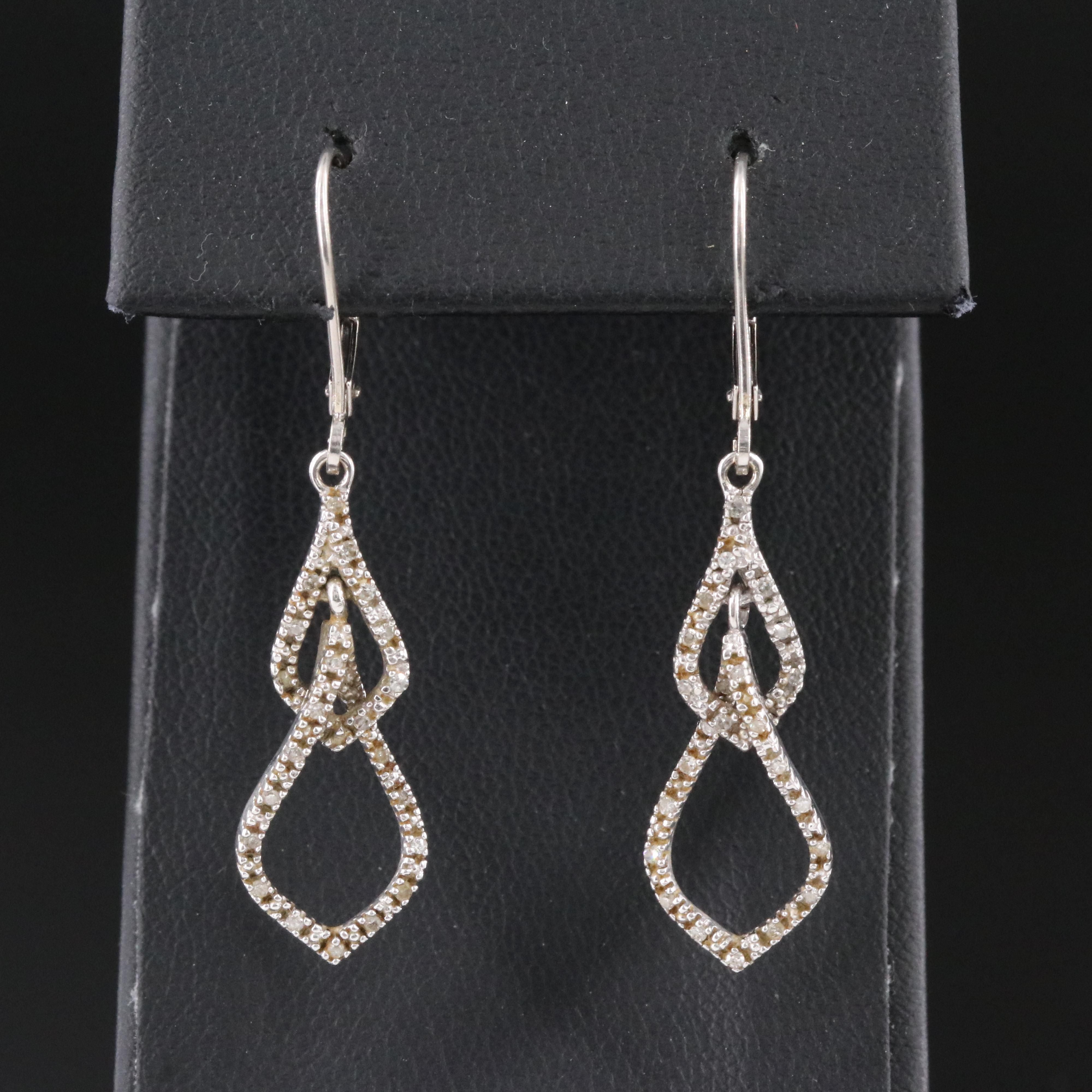 10K 0.21 CTW Diamond Earrings