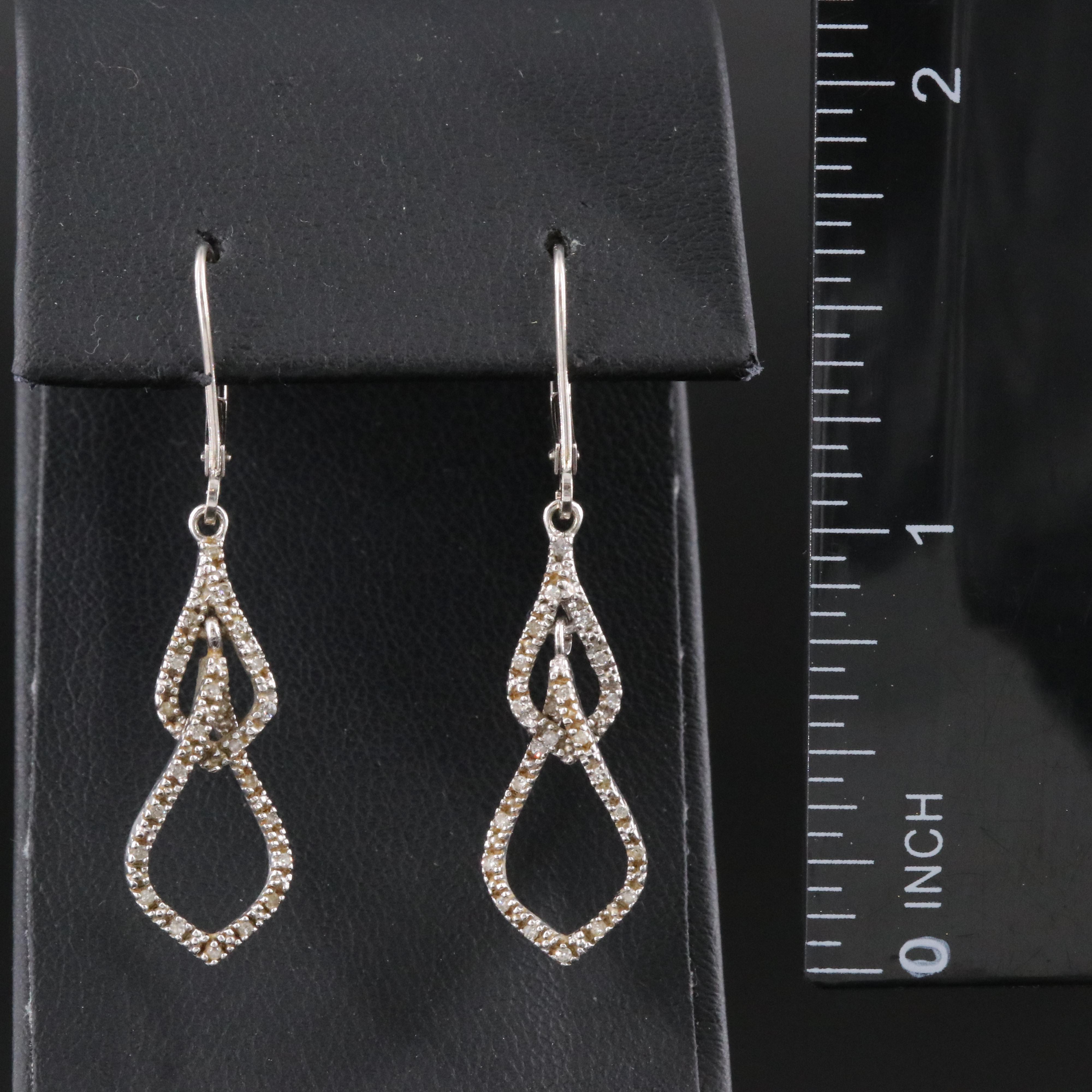 10K 0.21 CTW Diamond Earrings