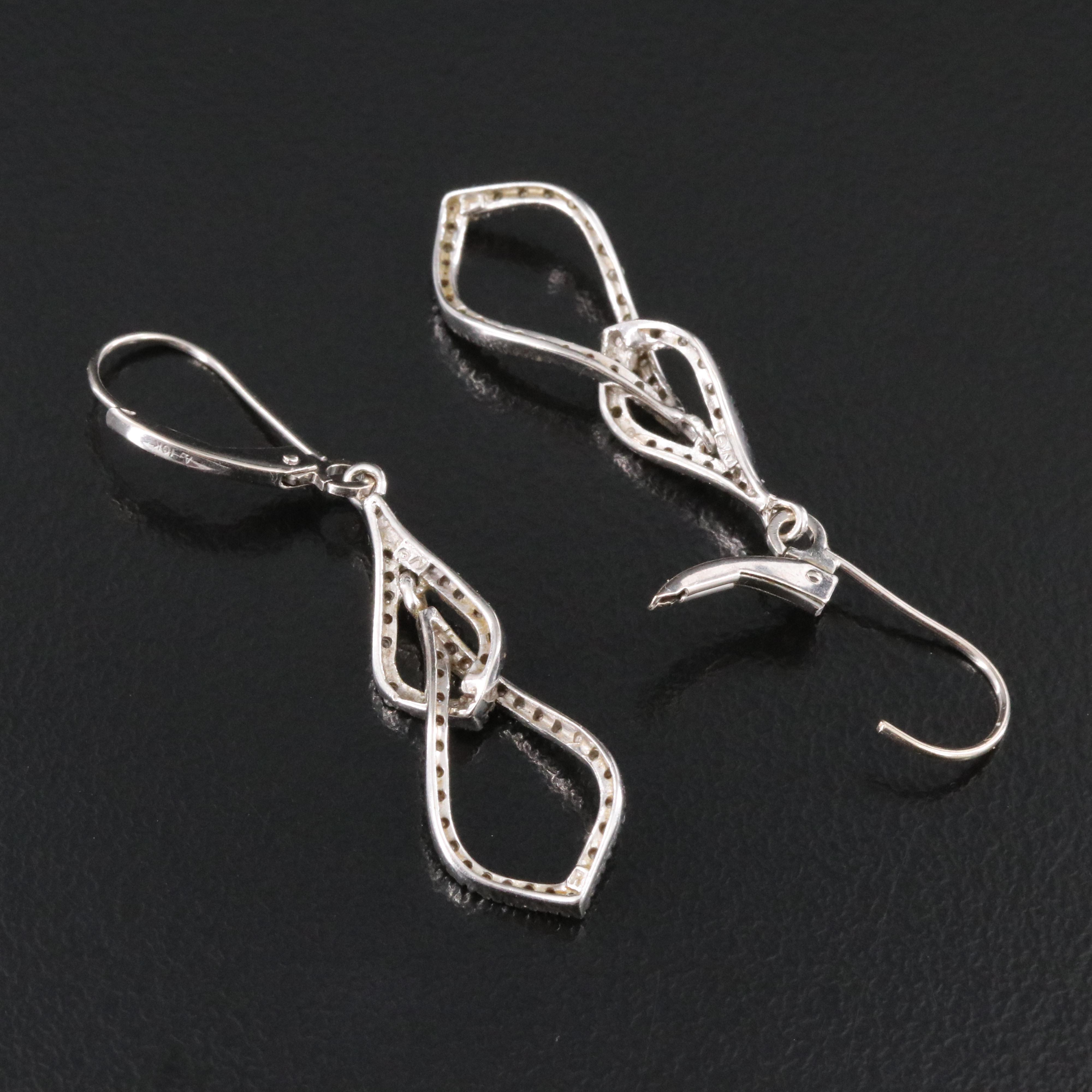 10K 0.21 CTW Diamond Earrings