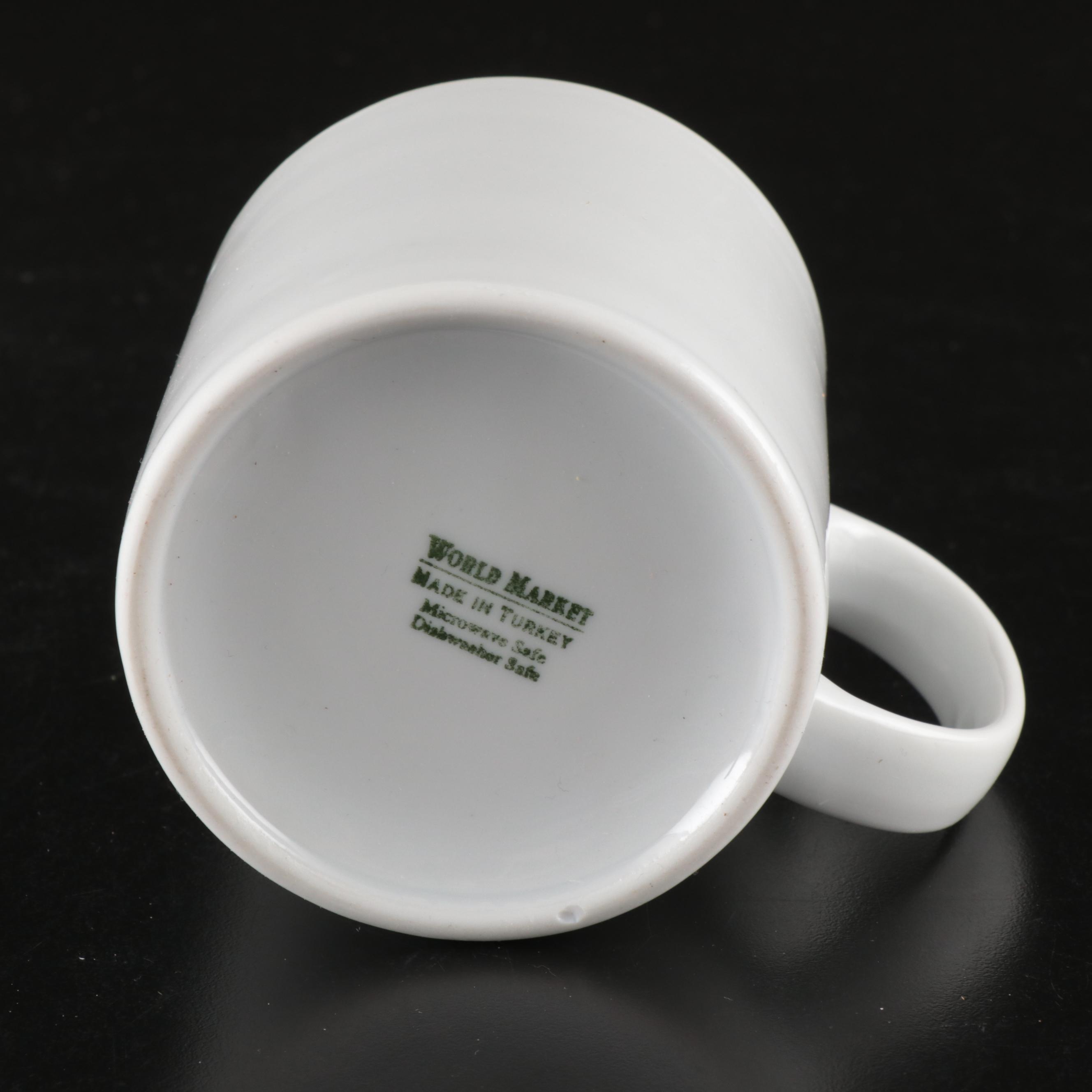 Crate & Barrel Oven Mitts with World Market White Ceramic and More Dinnerware