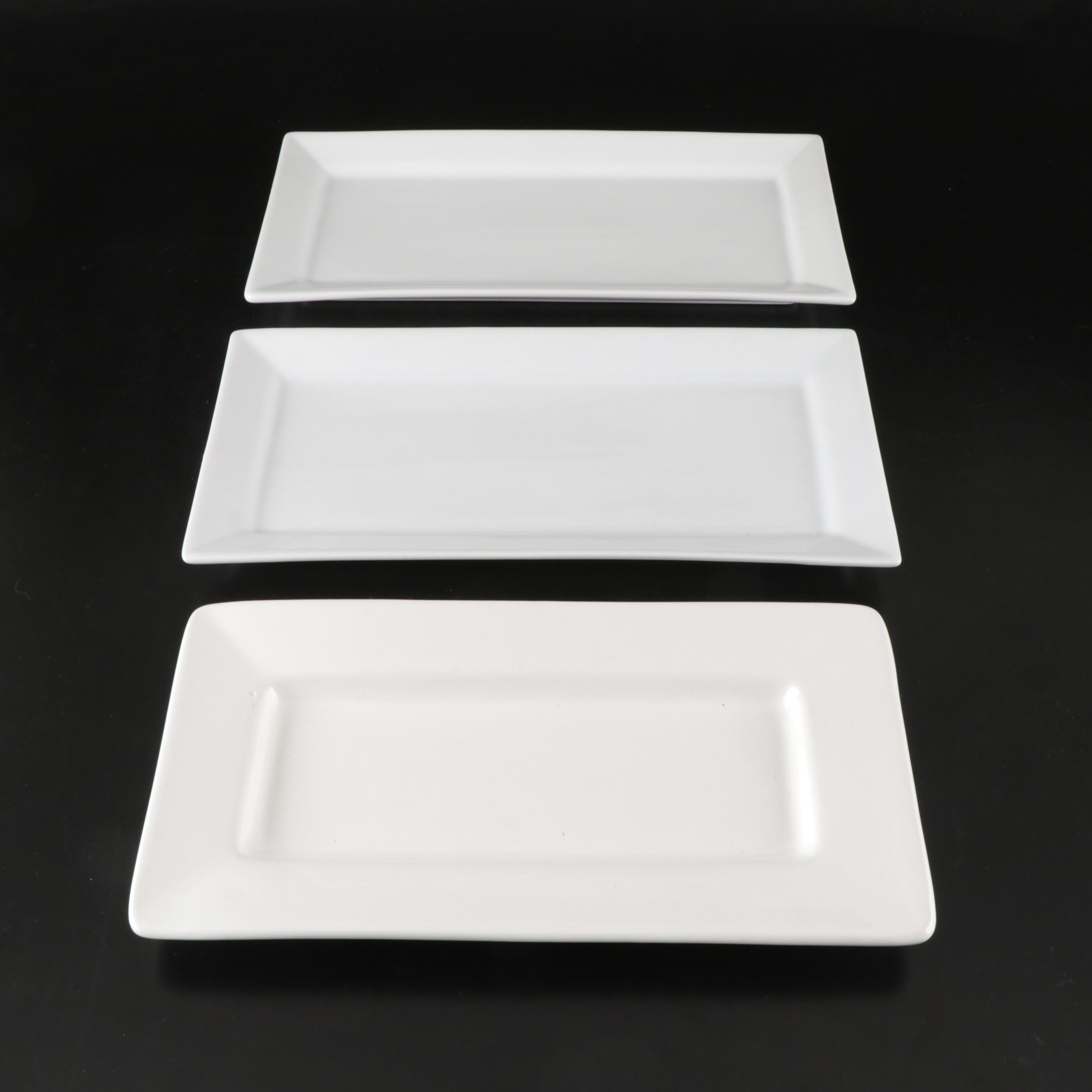 Crate & Barrel Oven Mitts with World Market White Ceramic and More Dinnerware