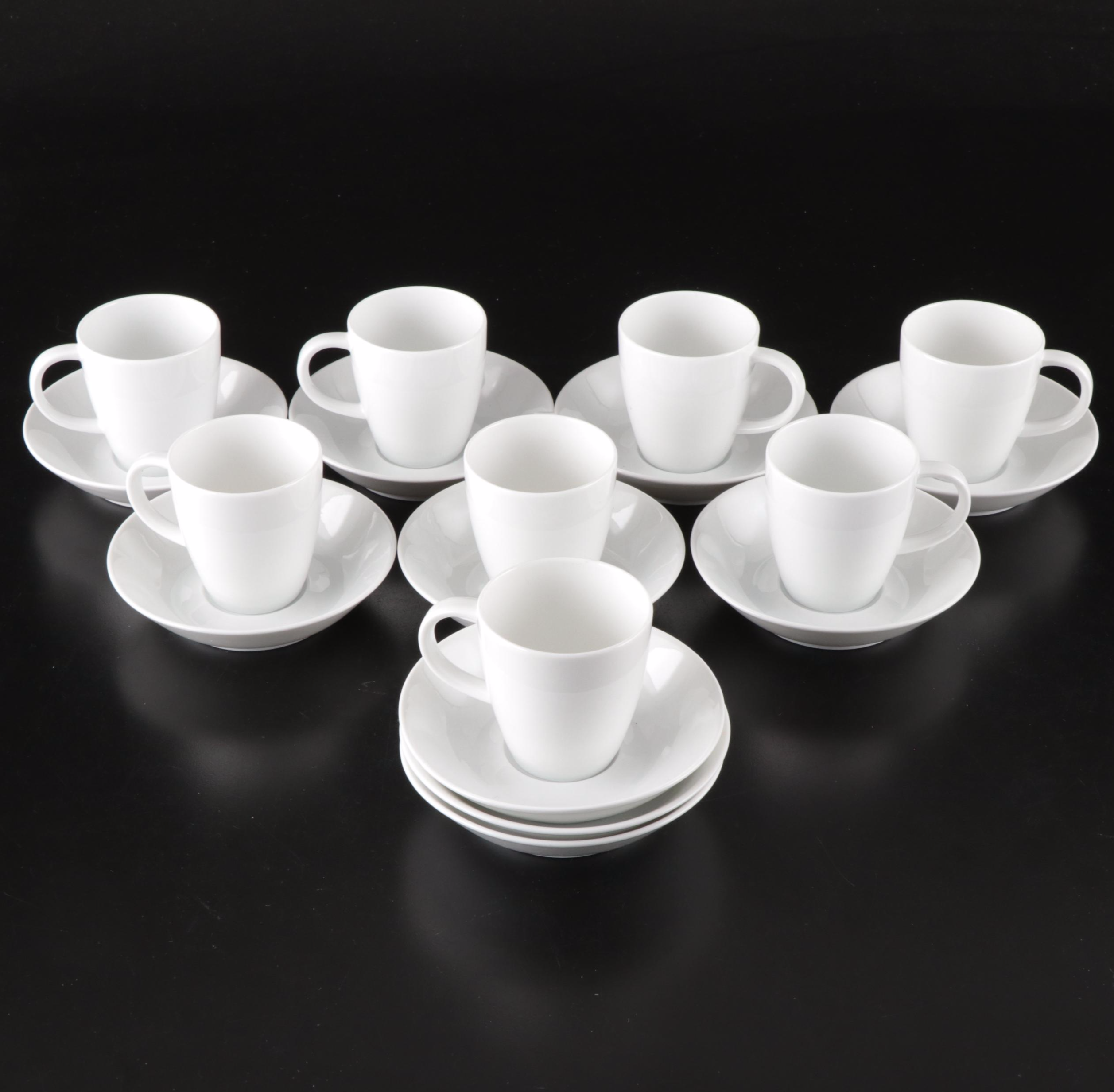 Crate & Barrel Oven Mitts with World Market White Ceramic and More Dinnerware