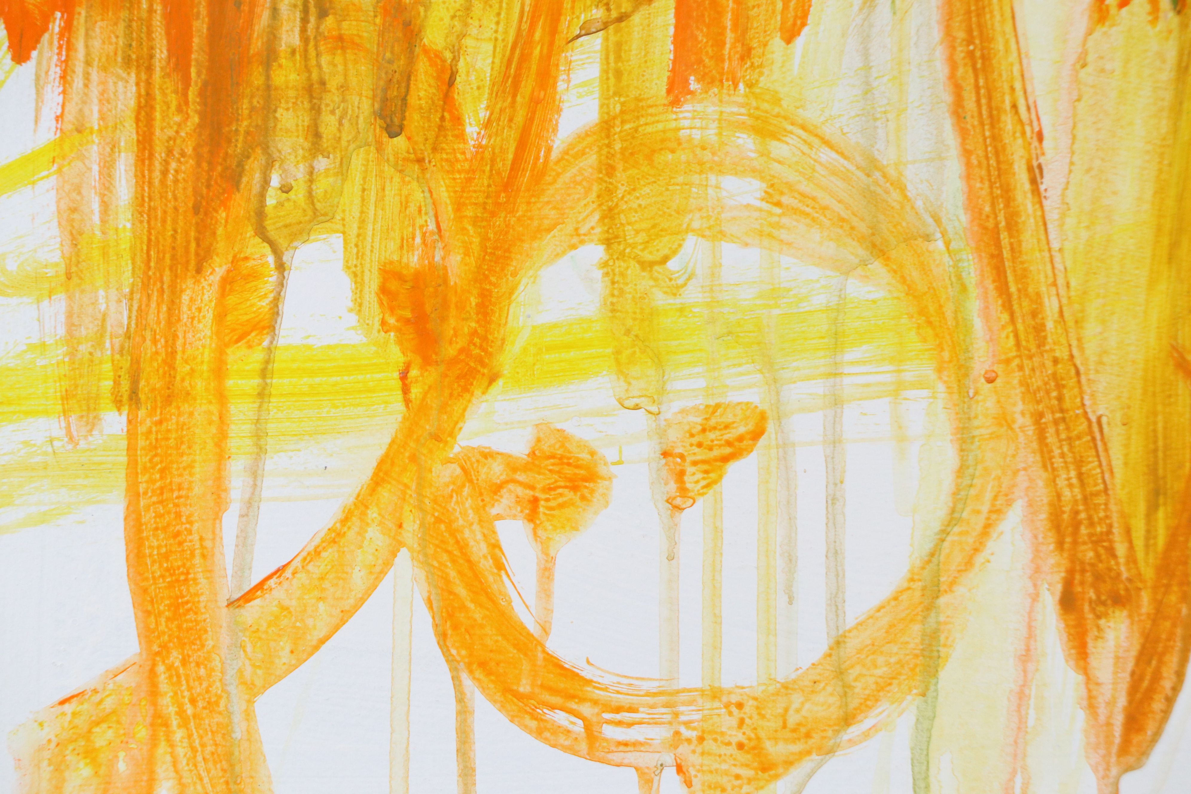 Jack Meanwell Acrylic Painting: Abstract Expressionist, 1998