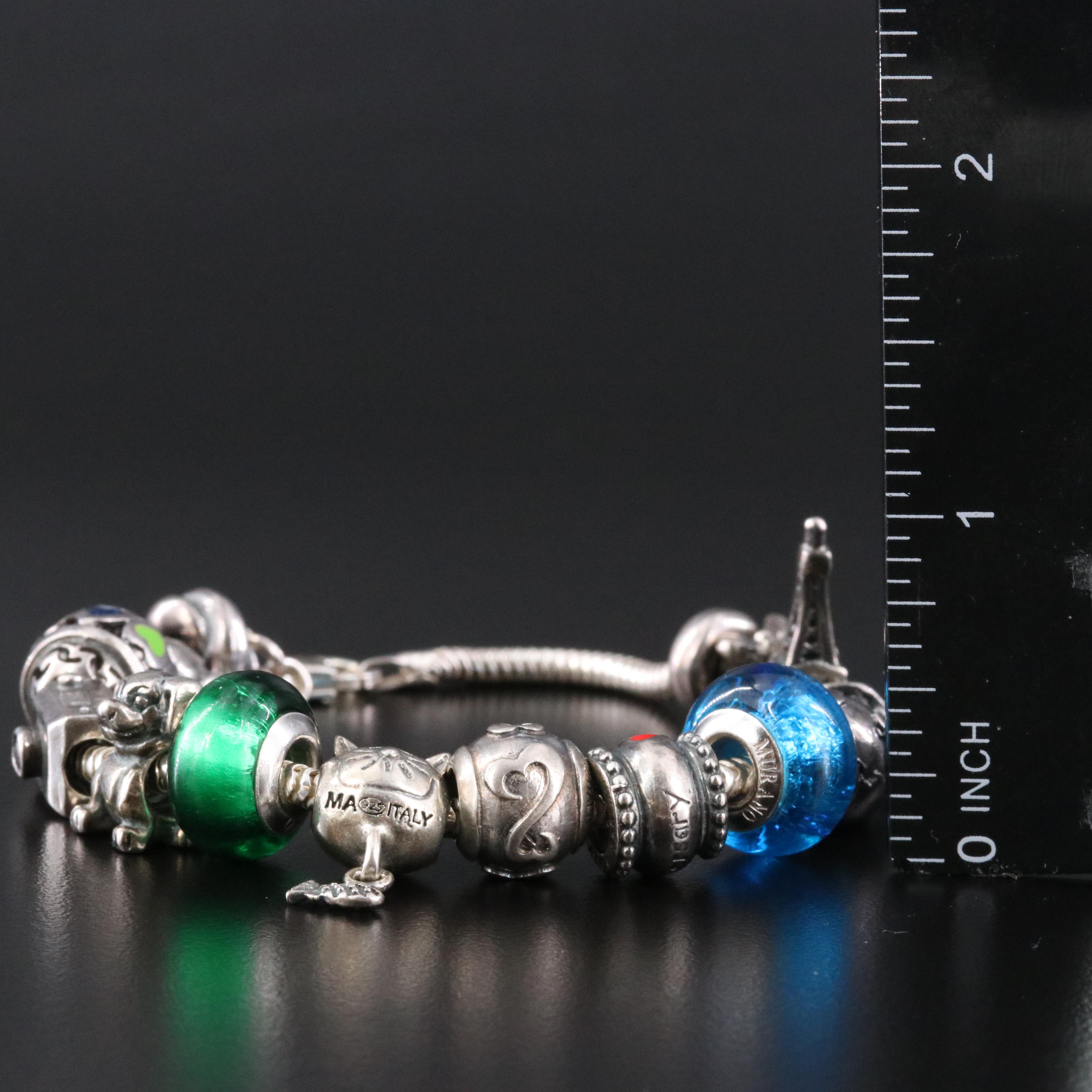 Pandora and Michael Anthony Sterling Bead Bracelets