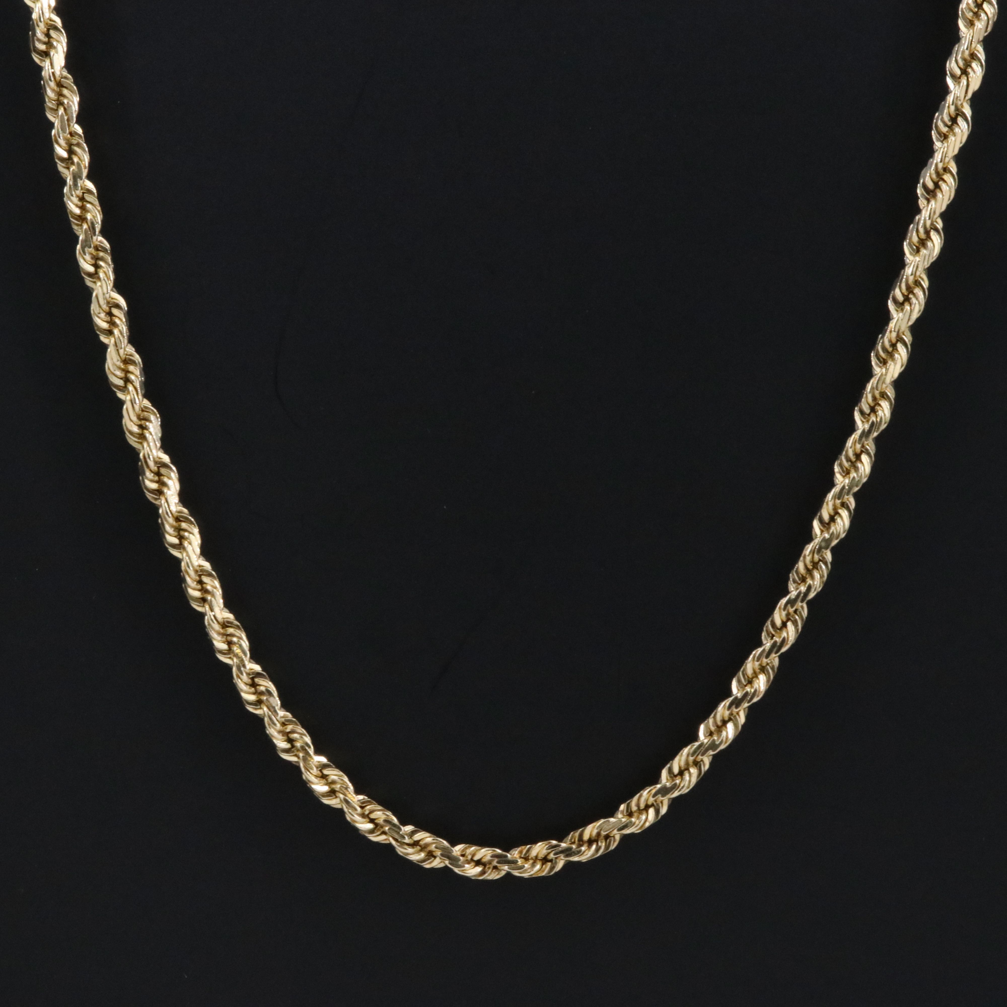 14K Rope Chain Necklace