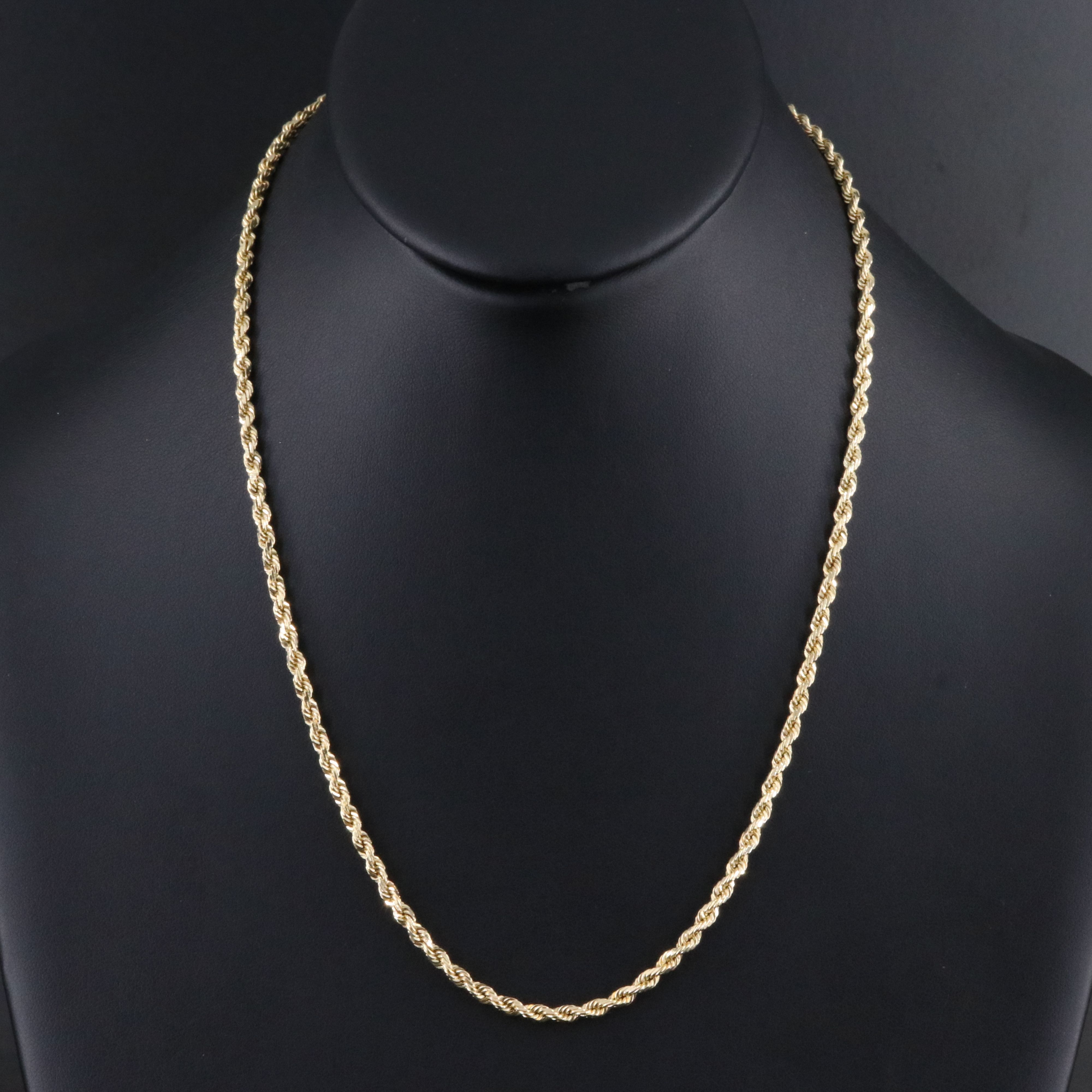 14K Rope Chain Necklace