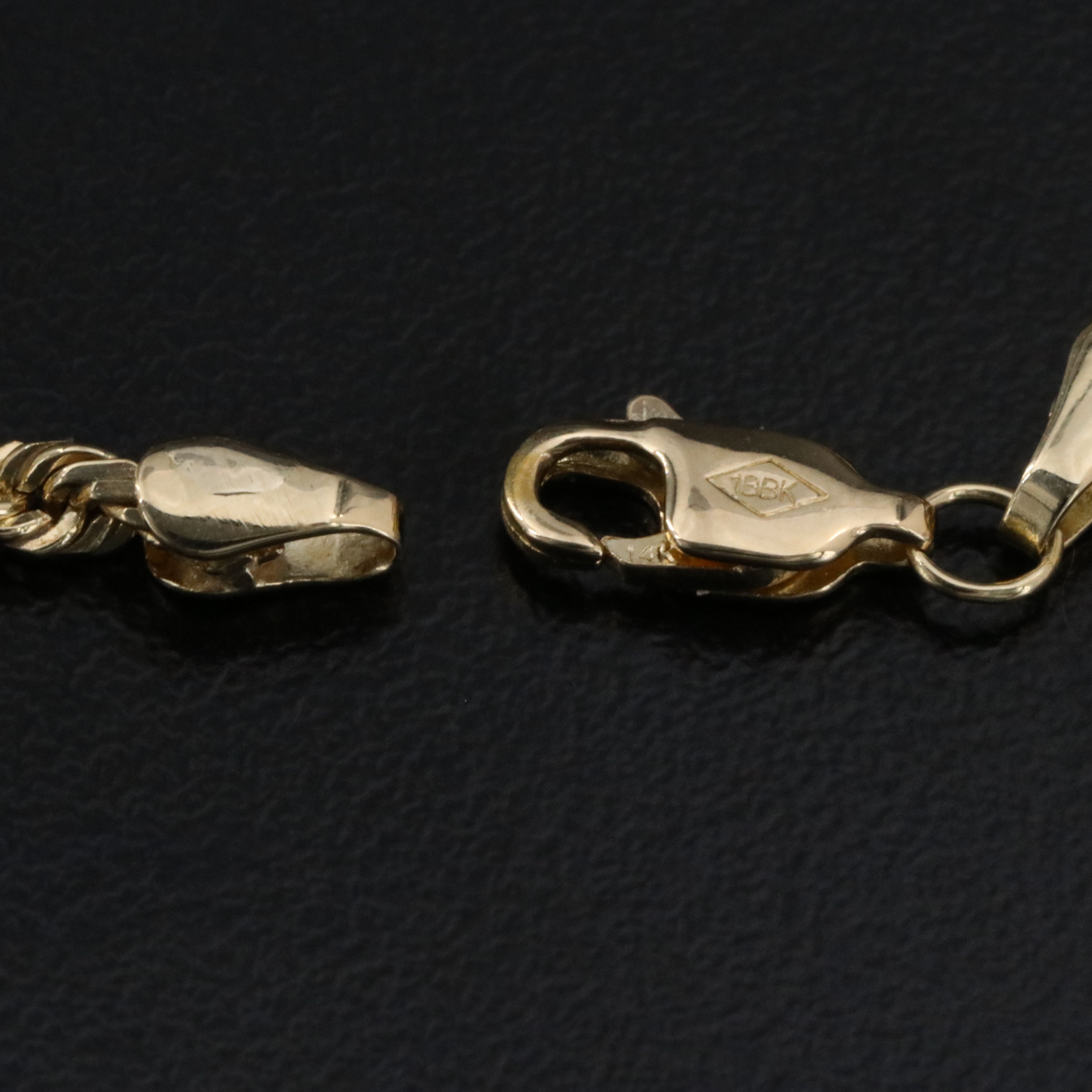 14K Rope Chain Necklace