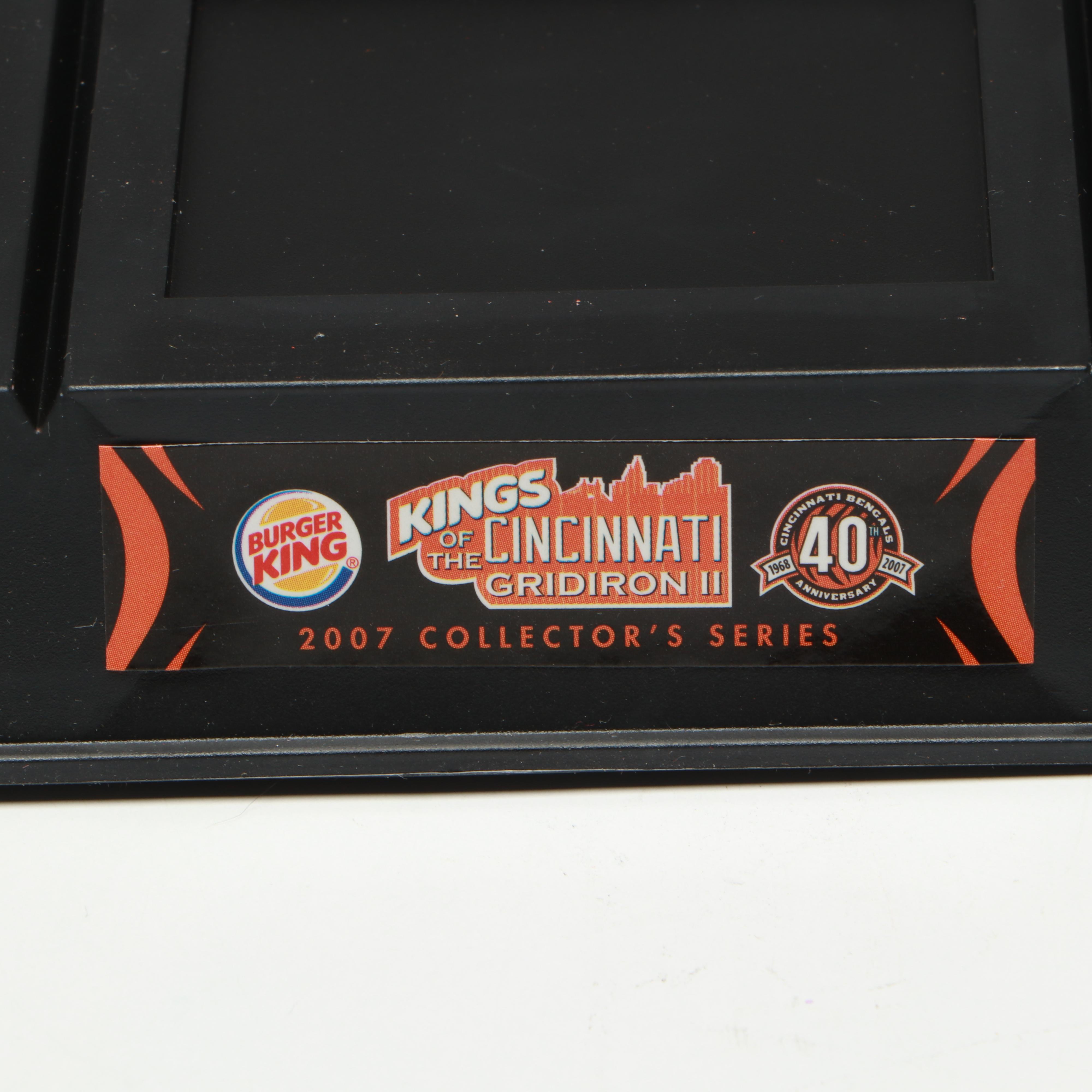 Cincinnati Bengals 2007 Collector's Series Bobbleheads and Team Autograph Balls