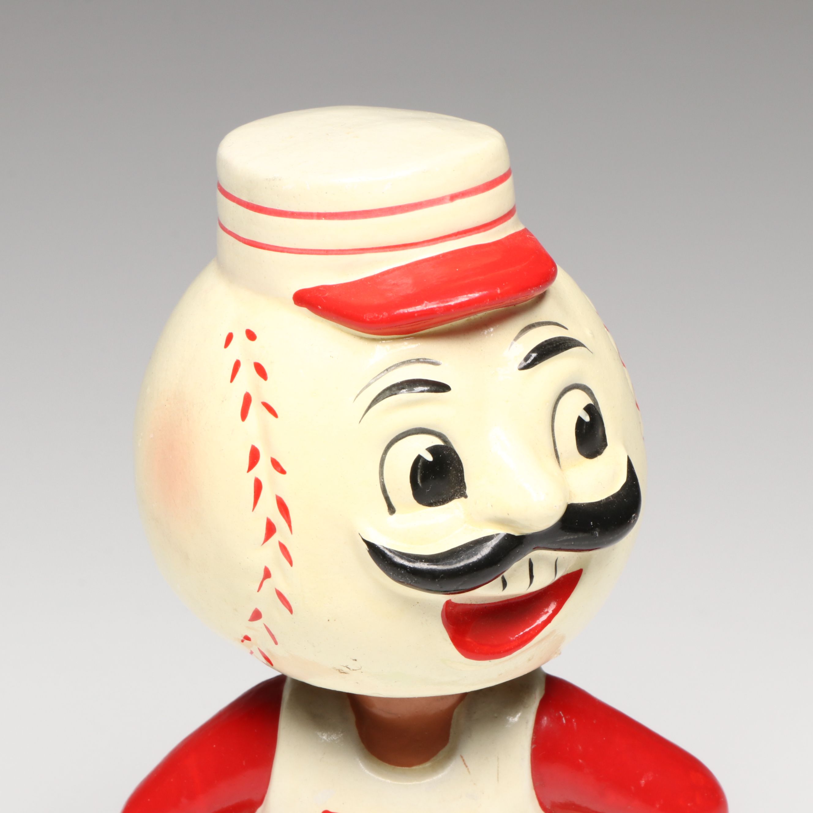 Cincinnati Reds Mr. Redlegs Composite Bobblehead Nodder, 1962