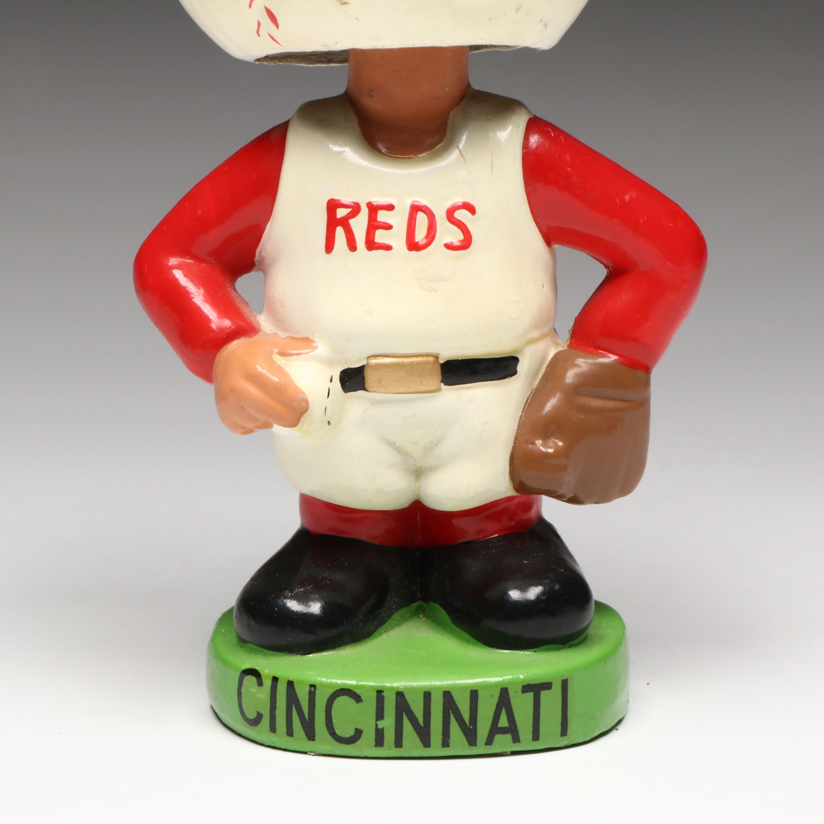 Cincinnati Reds Mr. Redlegs Composite Bobblehead Nodder, 1962